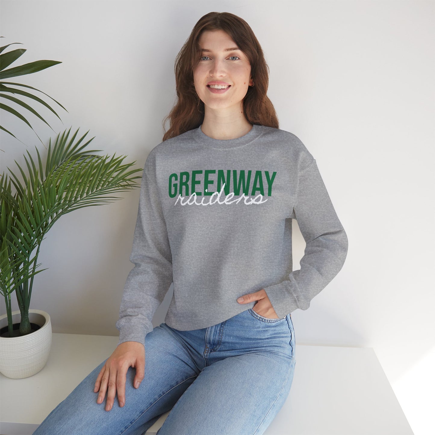 Greenway Raiders - High School Crew Neck Sweatshirt