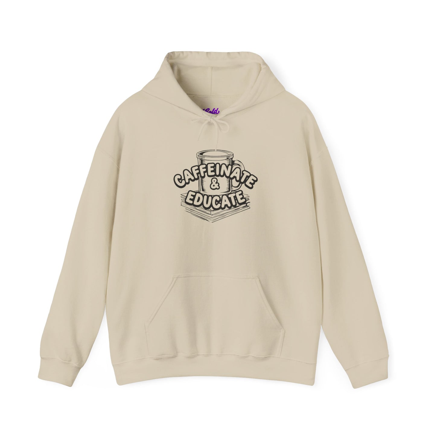 Caffeinate & Educate Unisex Heavy Blend™ Hooded Sweatshirt
