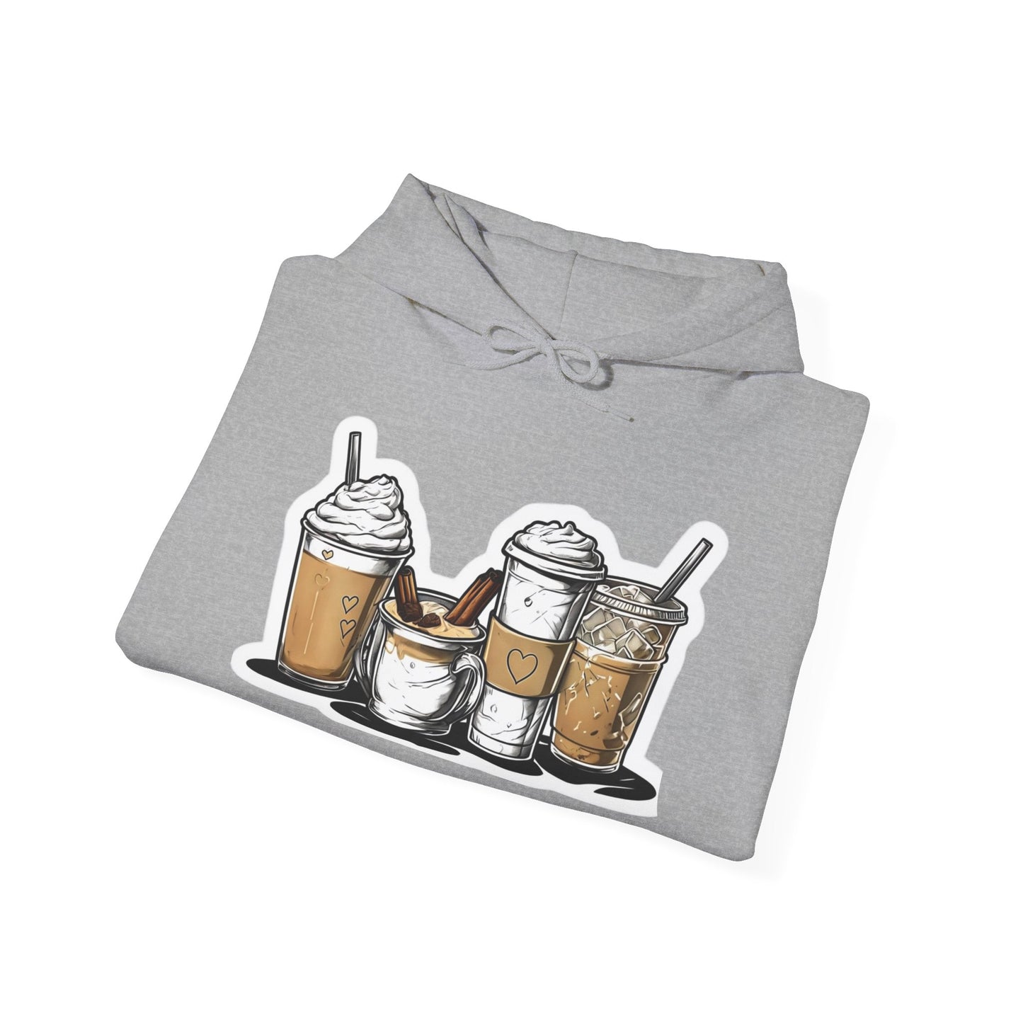 Coffee, Coffee, Coffee, Coffee Hooded Sweatshirt