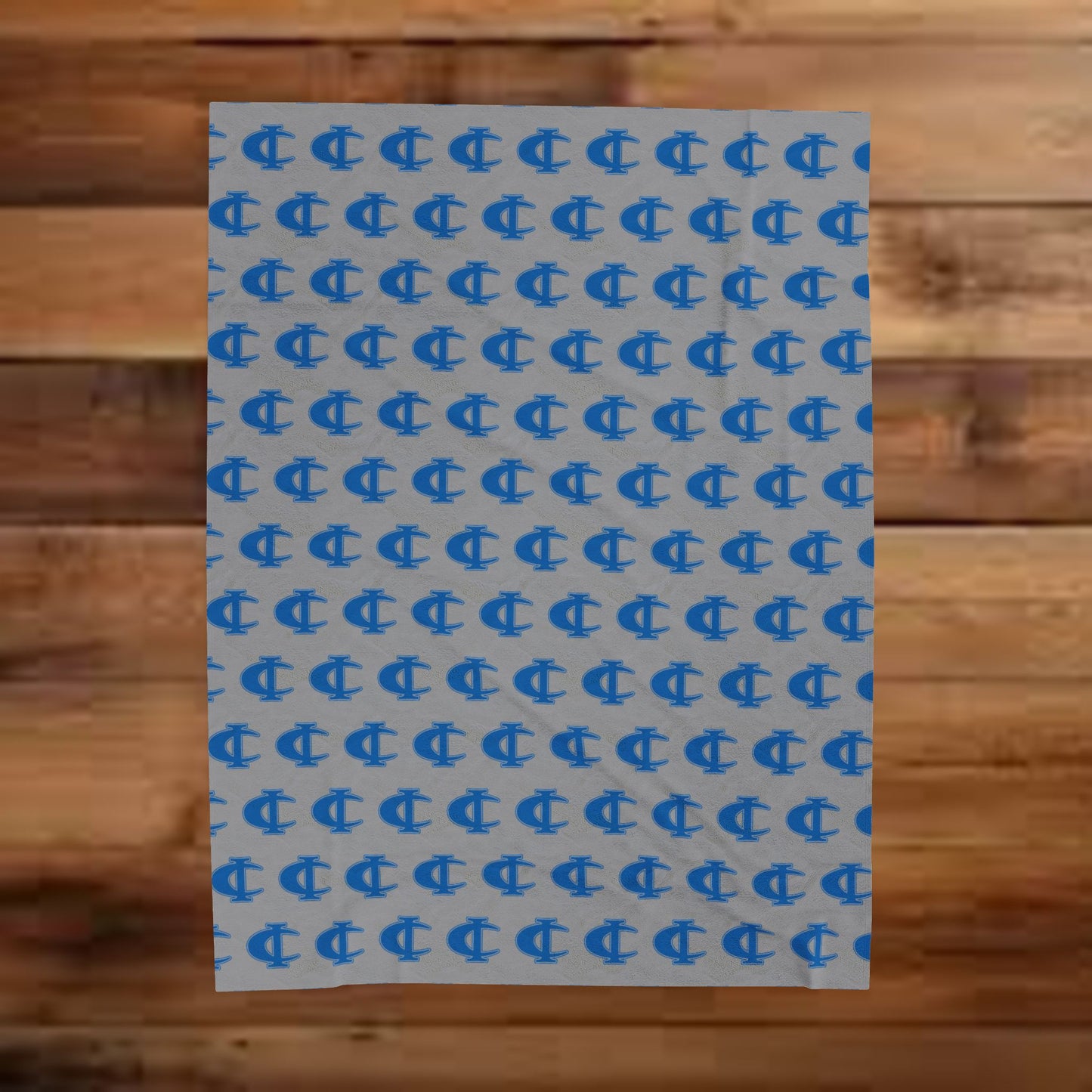 Cambridge-Isanti Bluejackets ~ Velveteen Plush Blanket