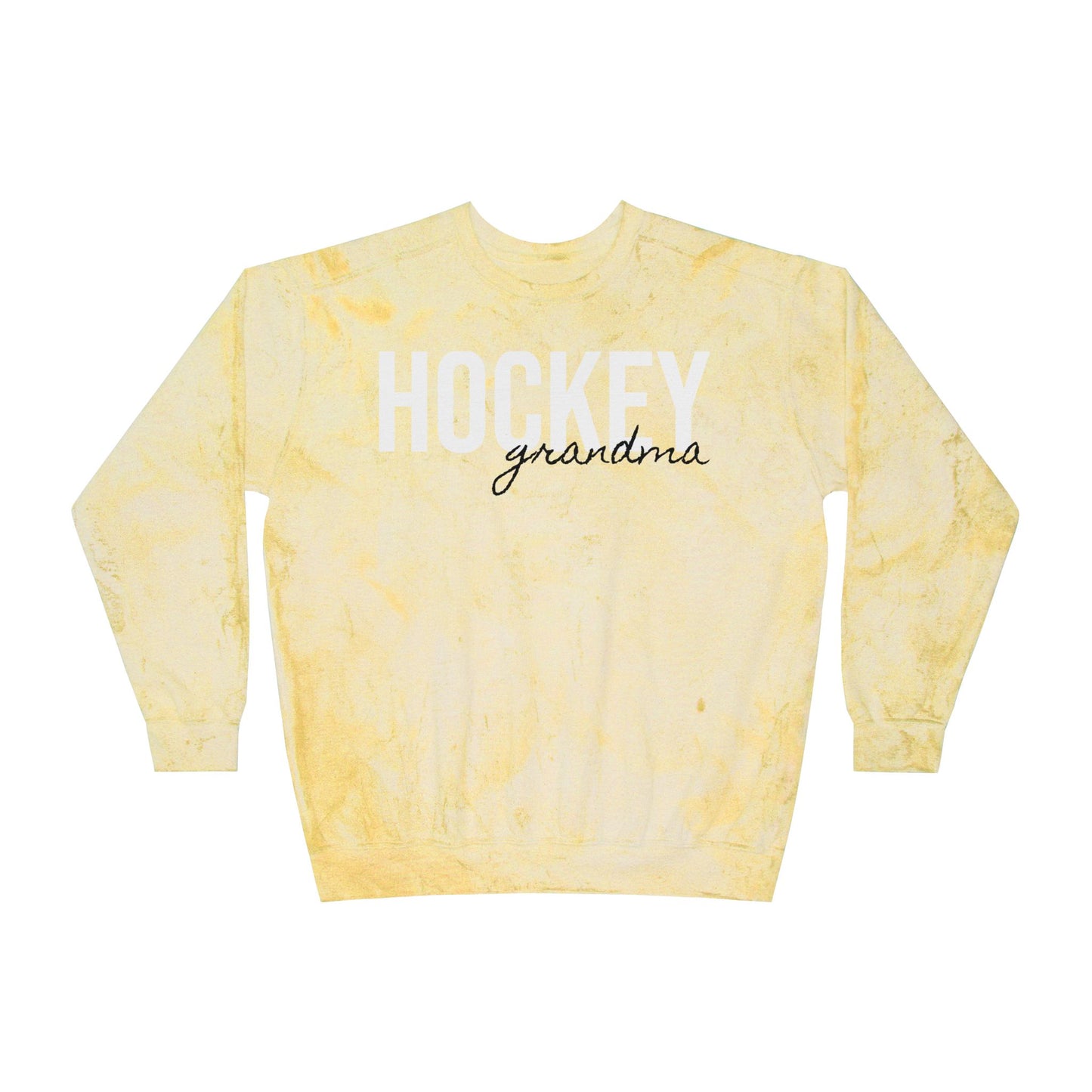 Hockey Grandma Tie Dye Sweatshirt
