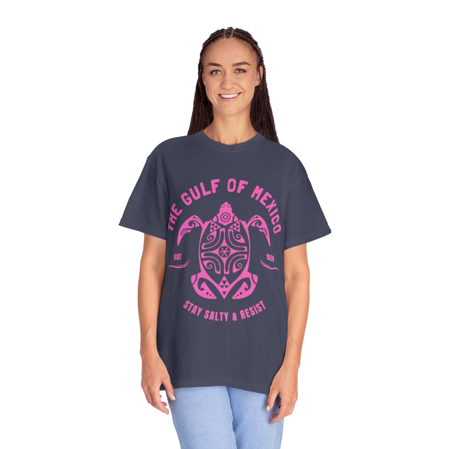 Gulf of Mexico Graphic T-Shirt (PinkText)