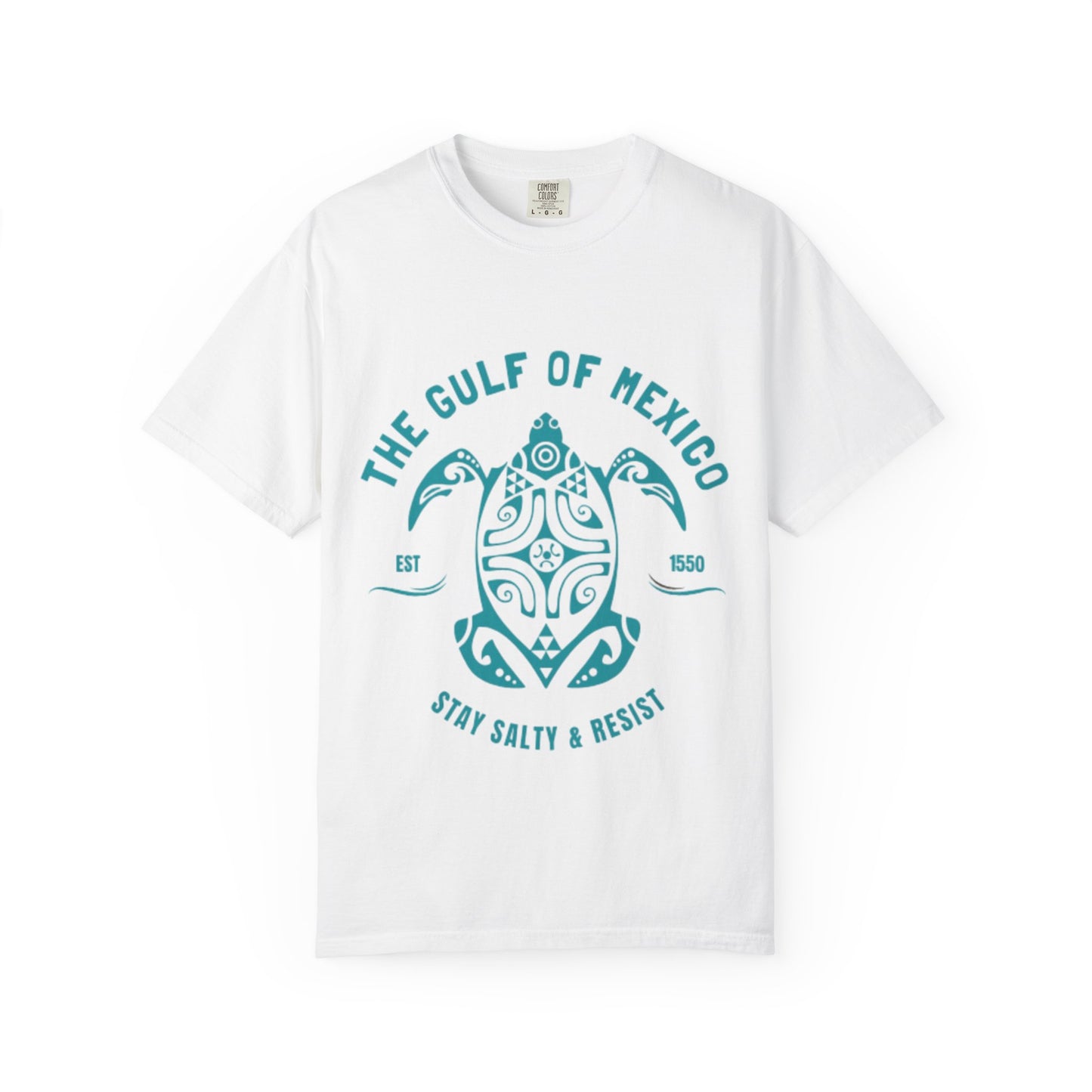 Gulf of Mexico Graphic T-Shirt (Teal Text)