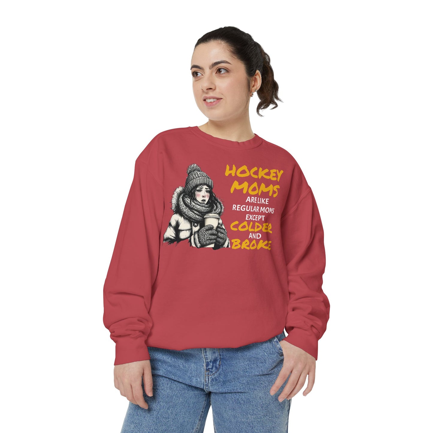 Hockey Mom Oversized Sweatshirt