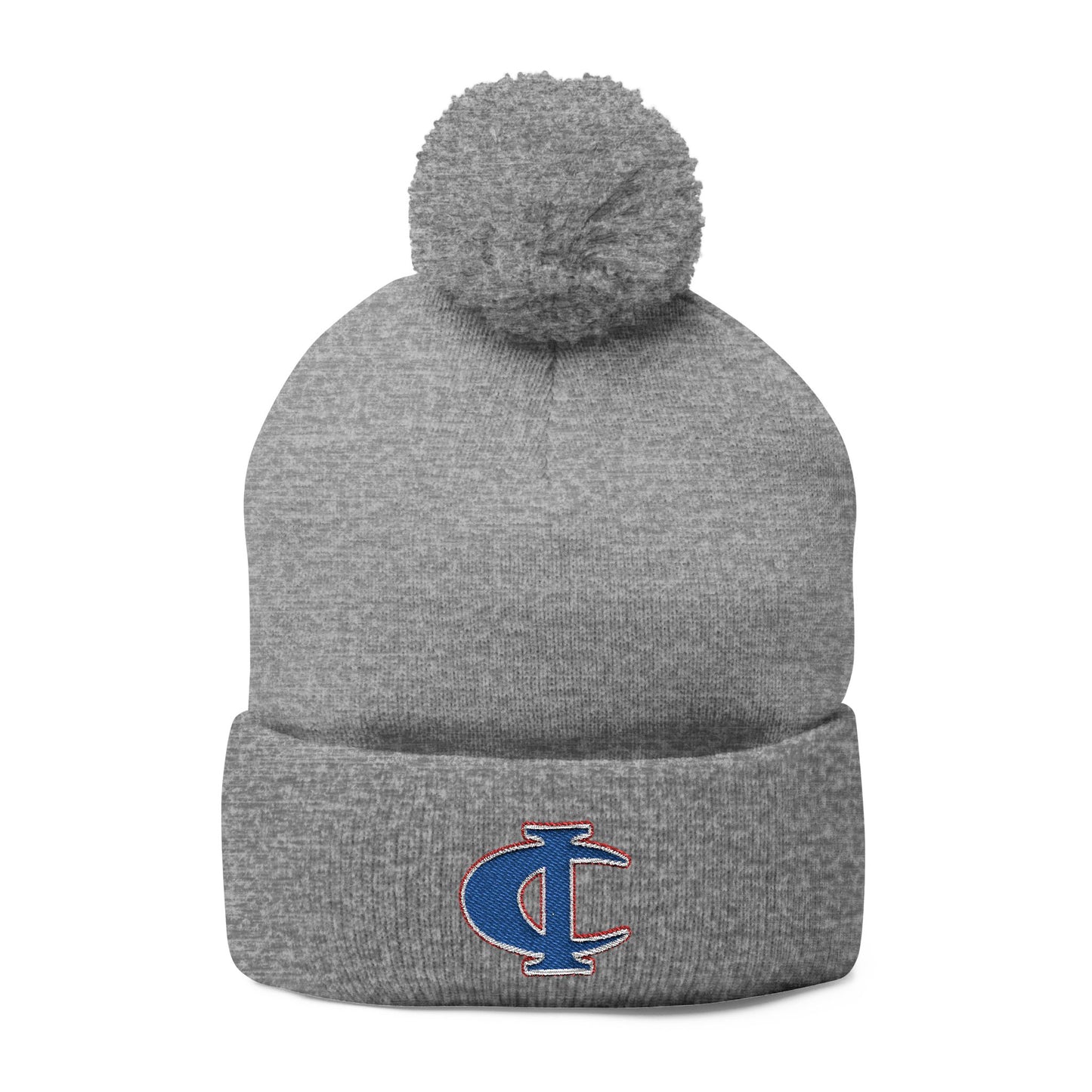 C-I Bluejackets - Embroidered Beanie w/Pom-Pom