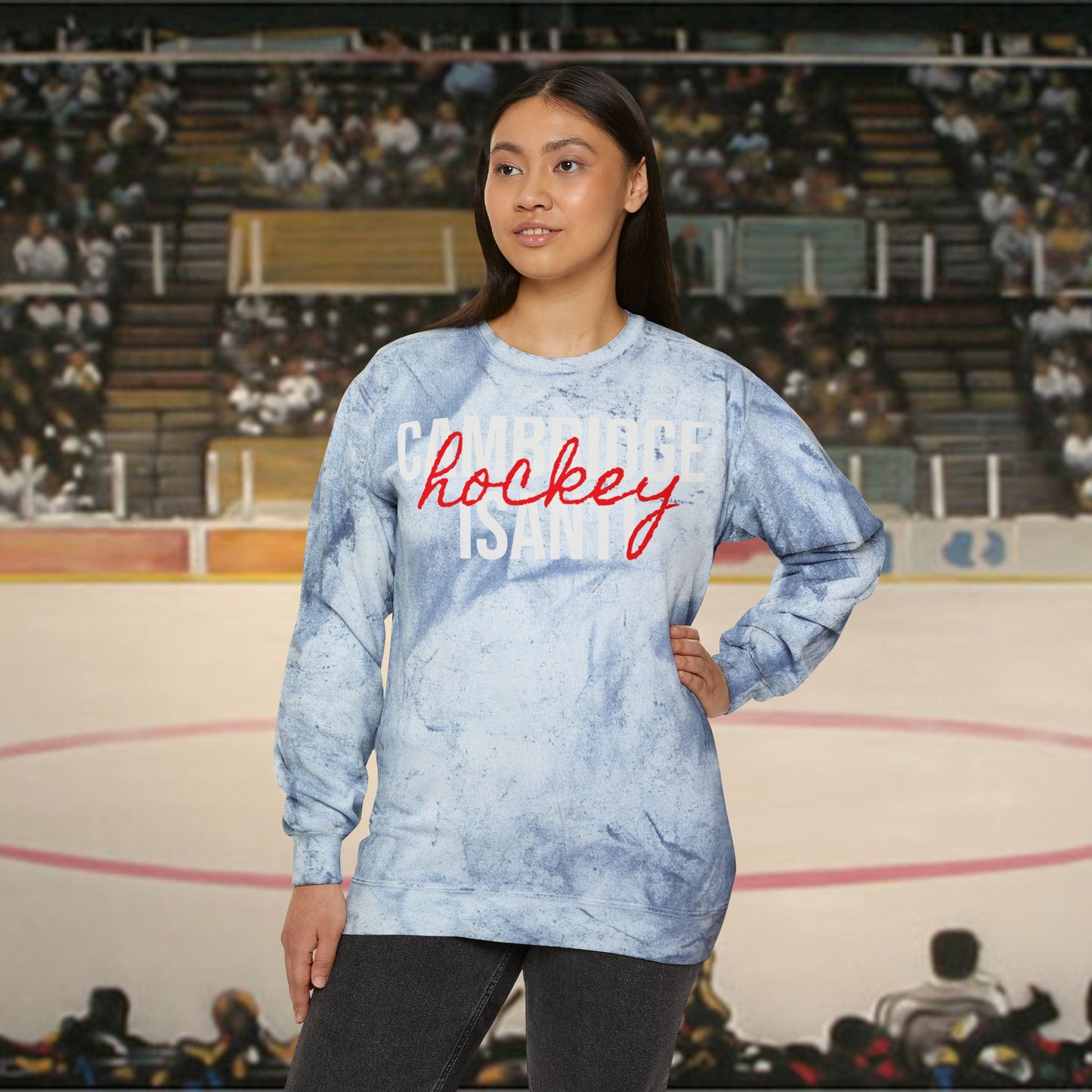 Central MN (1) High School Hockey - Tie Dye Sweatshirt