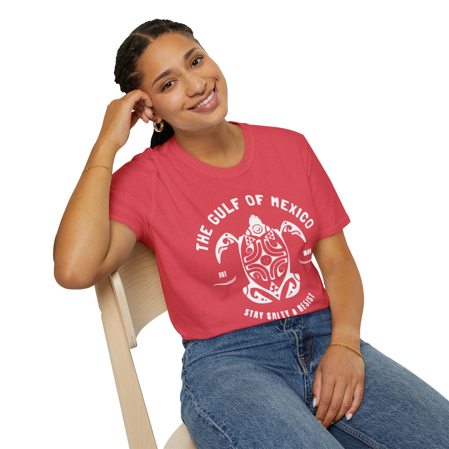 Gulf of Mexico T-Shirt (Unisex - Red, White, Blue)