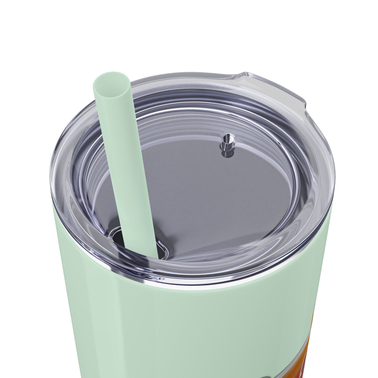 Be a Kind Human Skinny Tumbler with Straw - 20oz