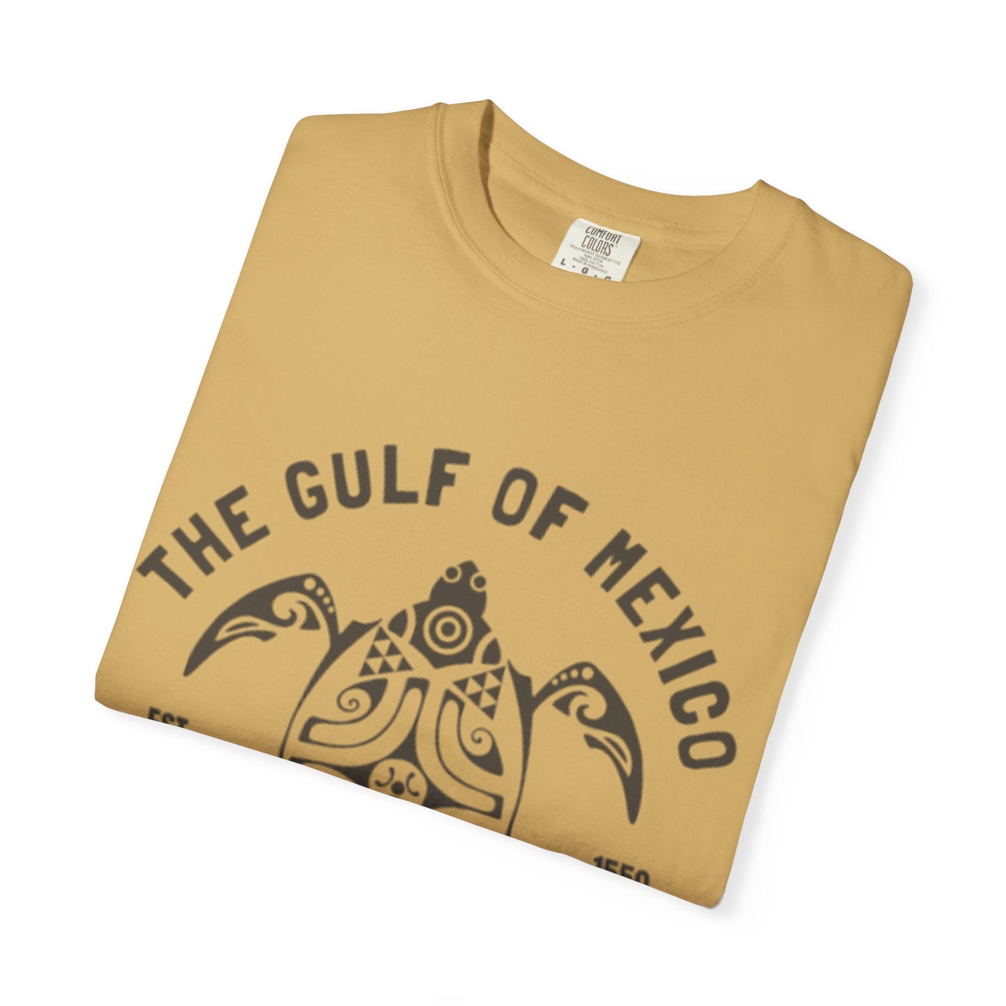 Gulf of Mexico Graphic T-Shirt (Brown Text)