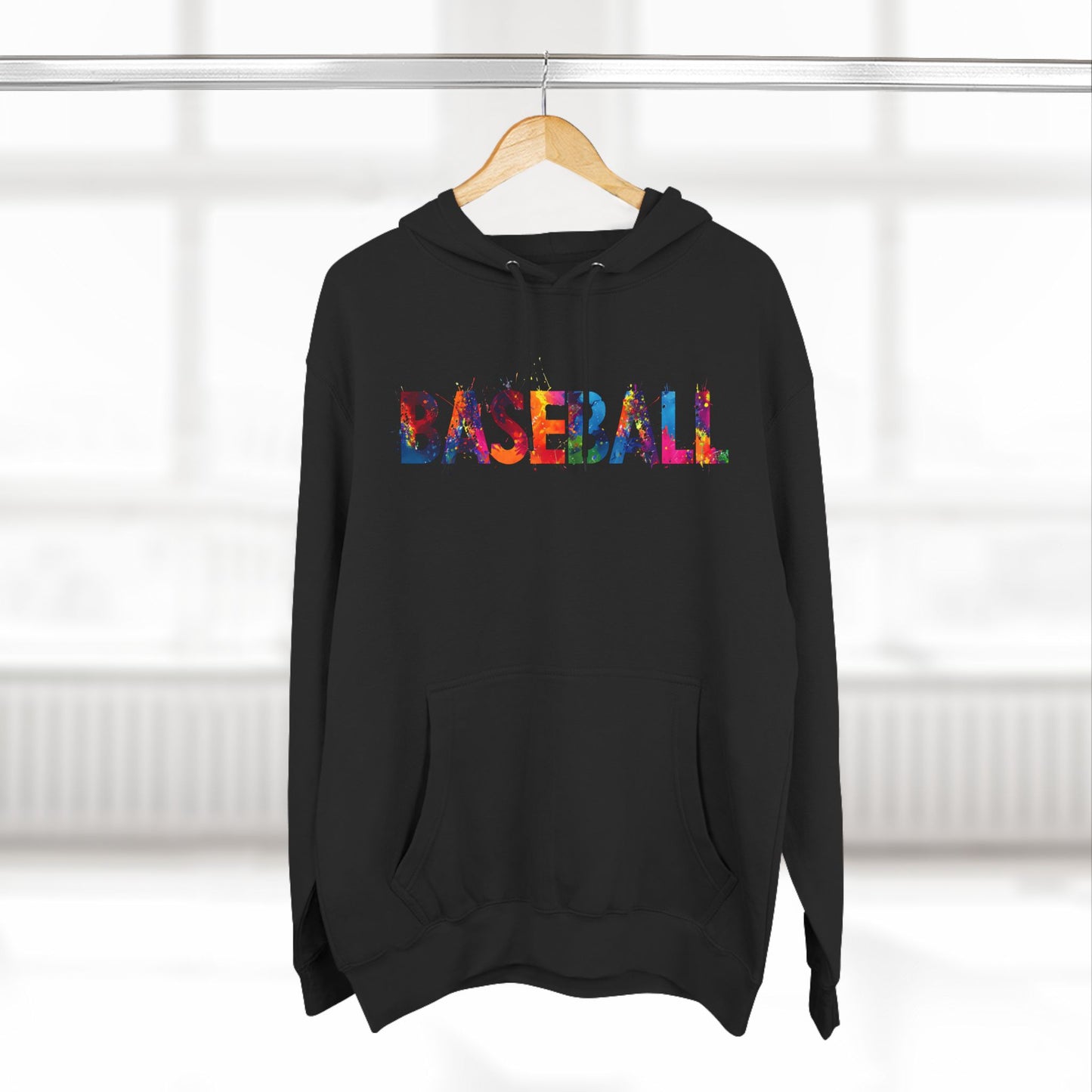Baseball - Paint Splatter Hoodie