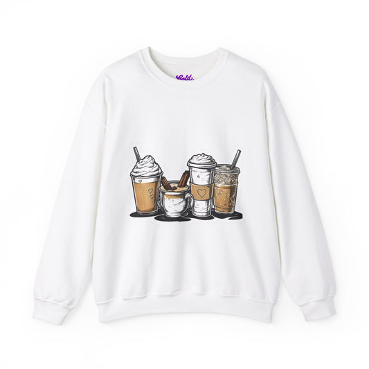 Coffee, Coffee, Coffee, Coffee Crewneck Sweatshirt