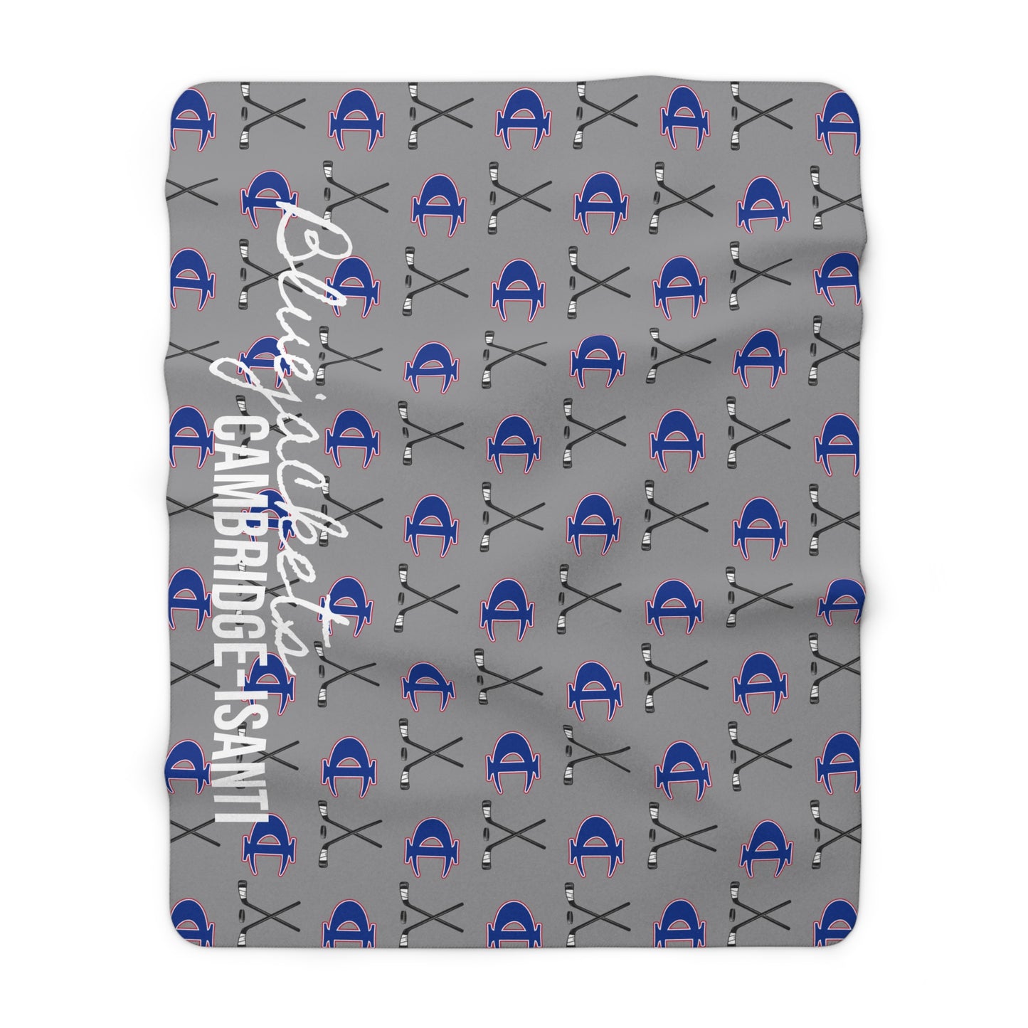 C-I HOCKEY- Sherpa Fleece Blanket