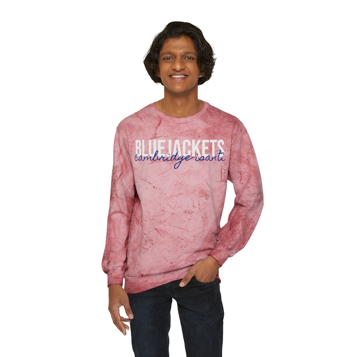 C-I Tie Dye Crewneck (w/RED)