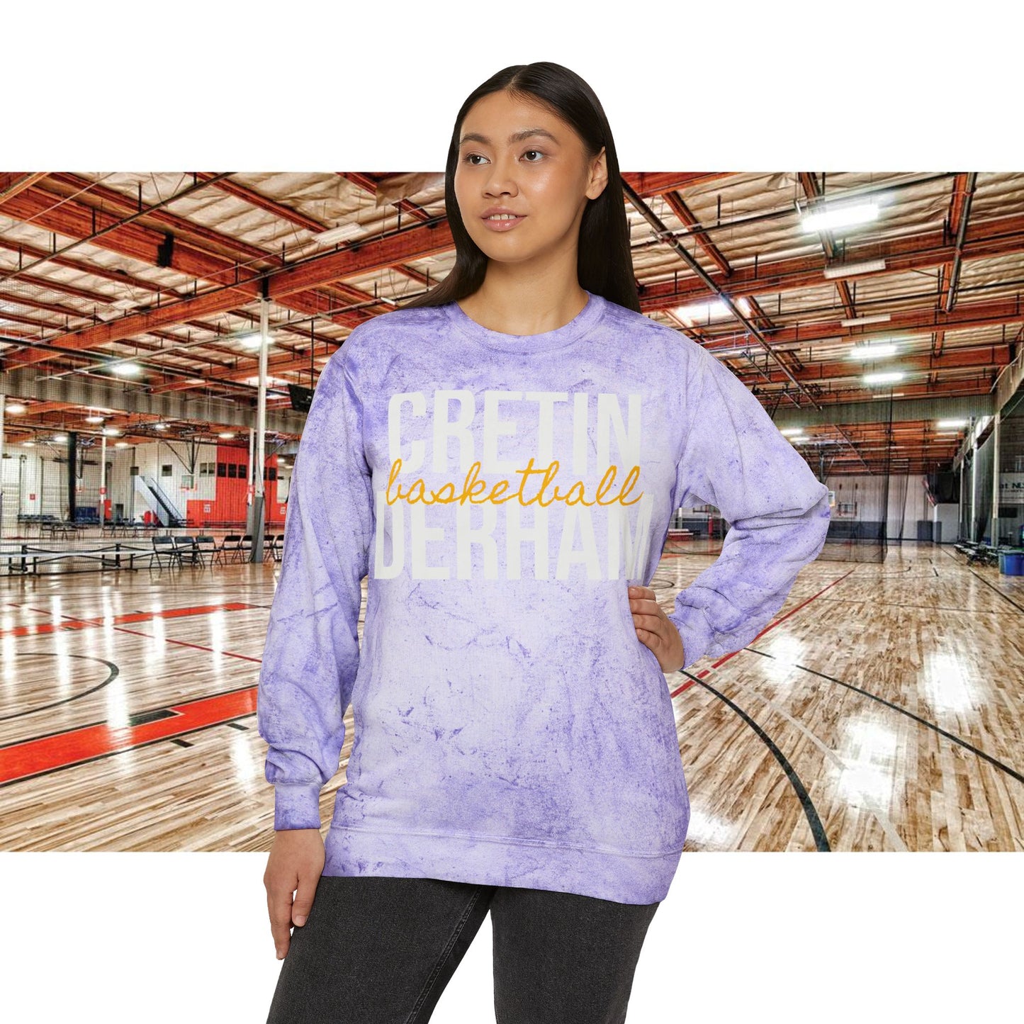 Suburban East MN High School BASKETBALL - Tie Dye Sweatshirt