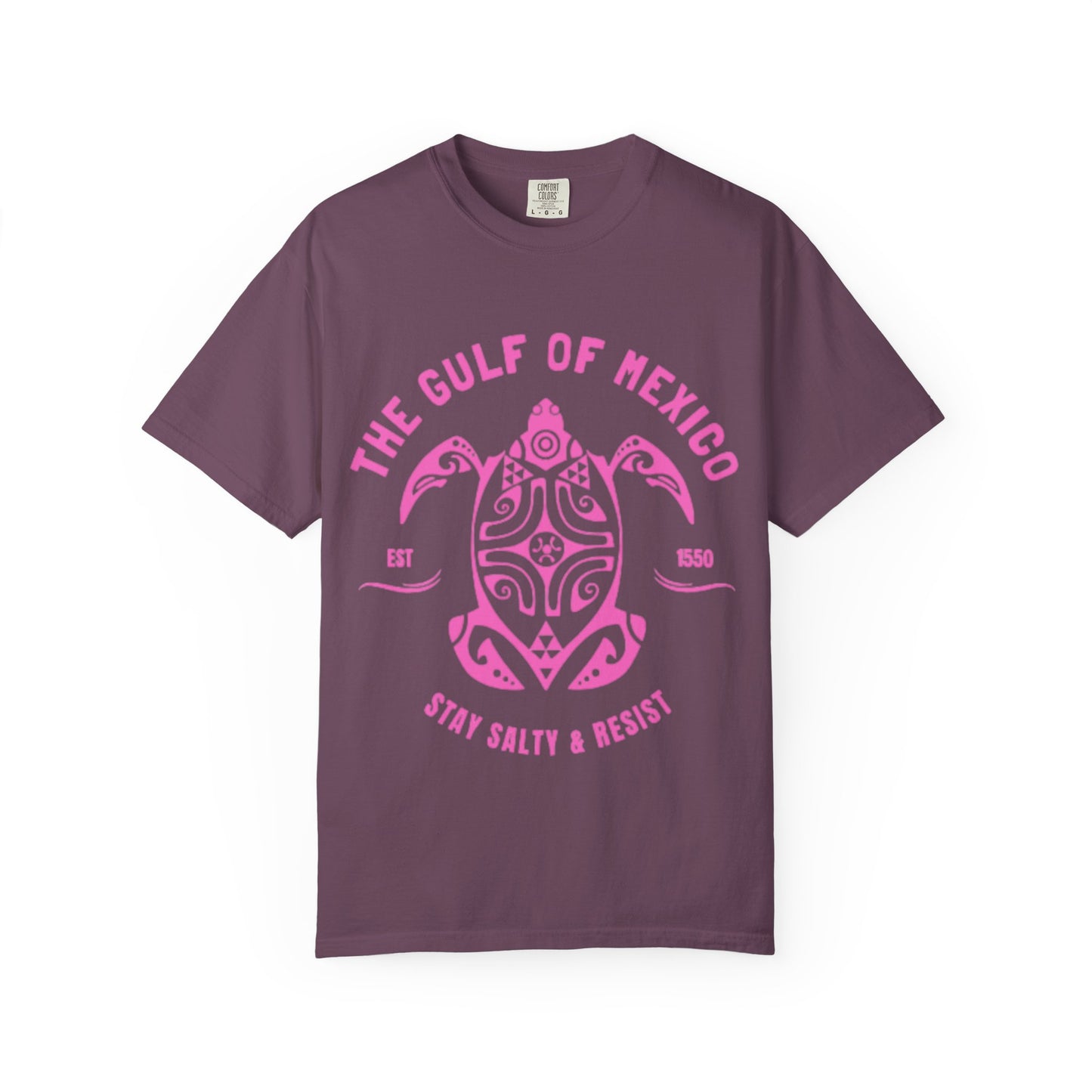 Gulf of Mexico Graphic T-Shirt (PinkText)
