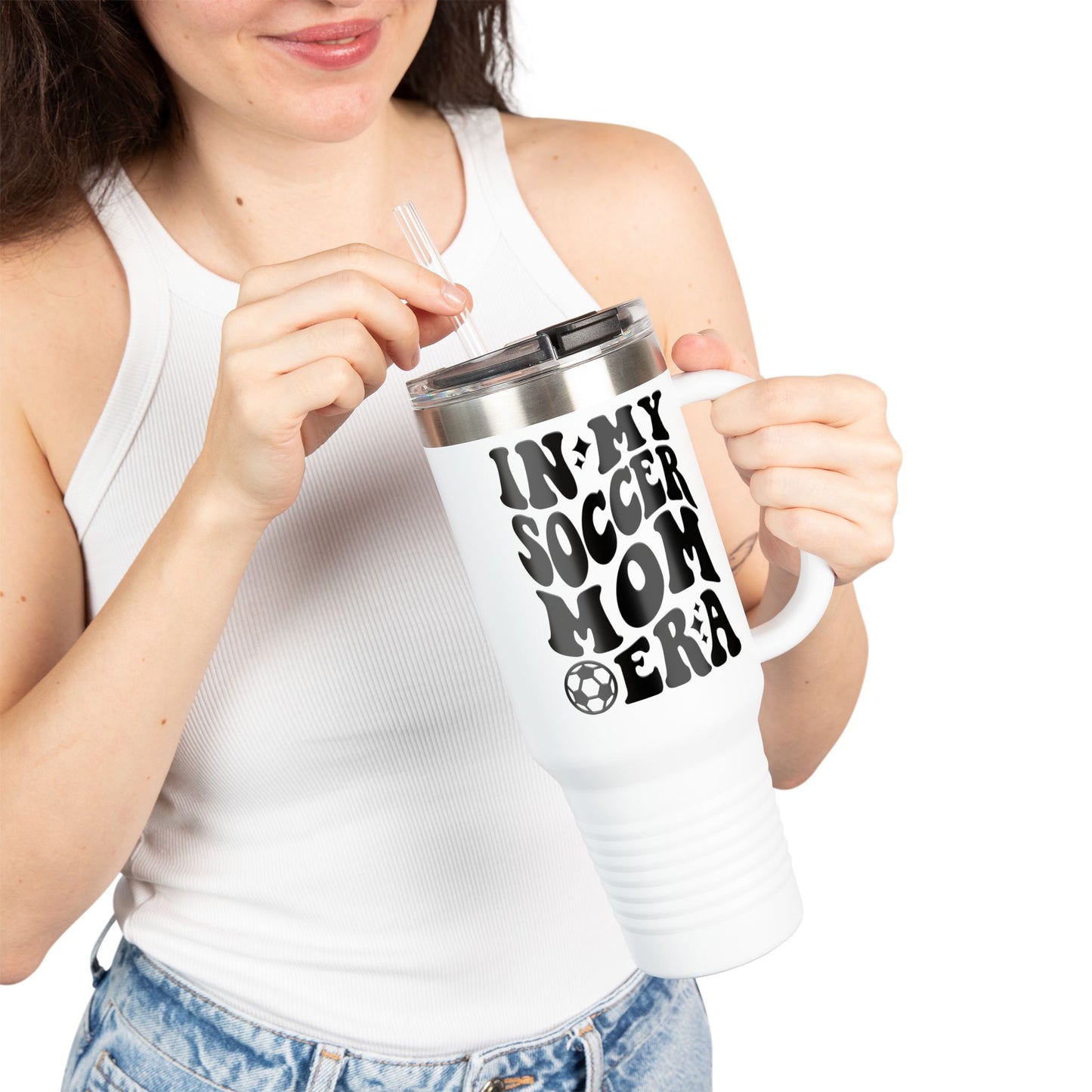 Soccer Mom Era Insulated Travel Mug - 40oz