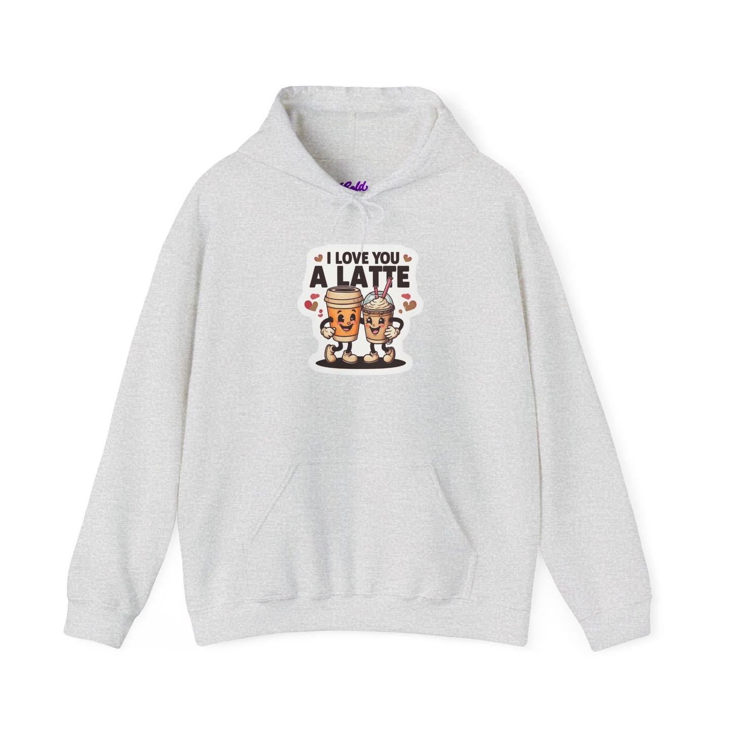 Love You A Latte - Unisex Heavy Blend™ Hooded Sweatshirt