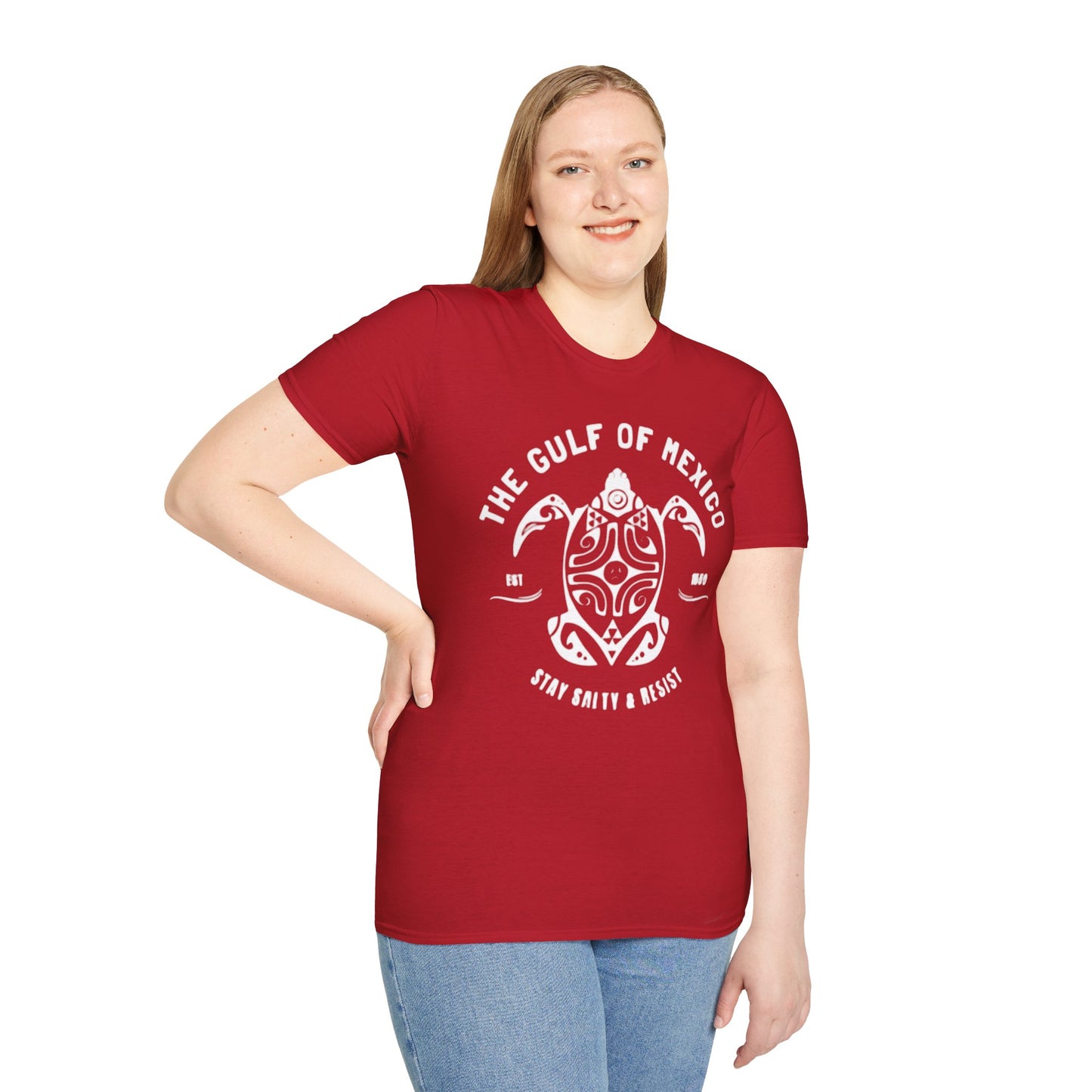 Gulf of Mexico T-Shirt (Unisex - Red, White, Blue)