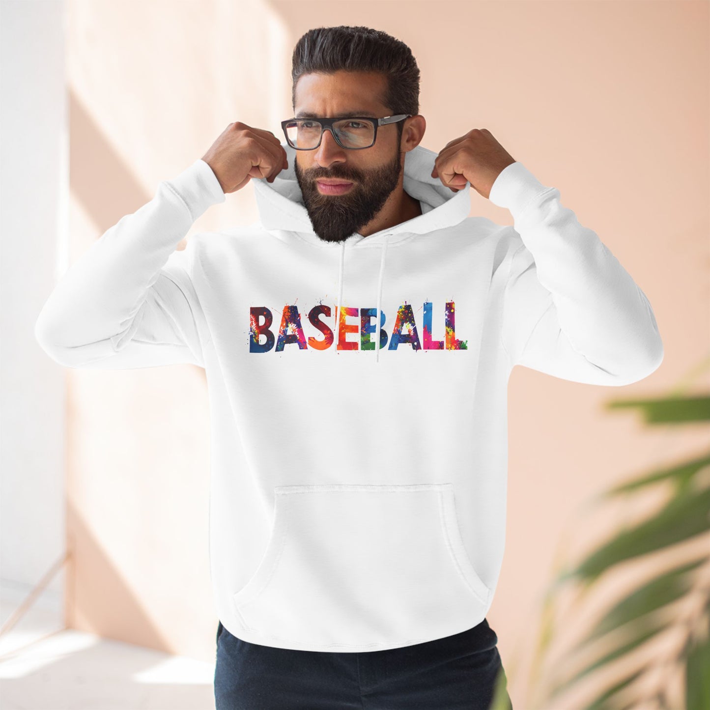 Baseball - Paint Splatter Hoodie