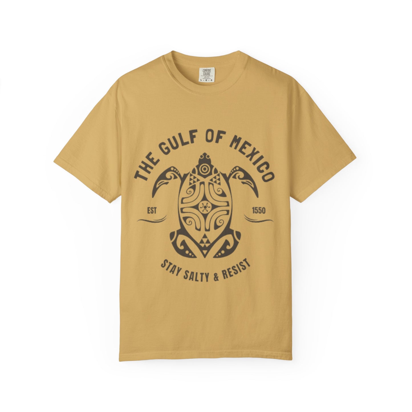 Gulf of Mexico Graphic T-Shirt (Brown Text)