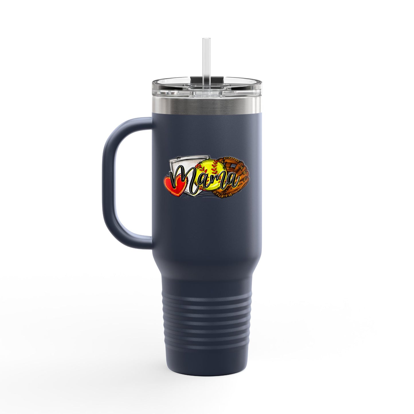 Softball Insulated Travel Mug - 40oz