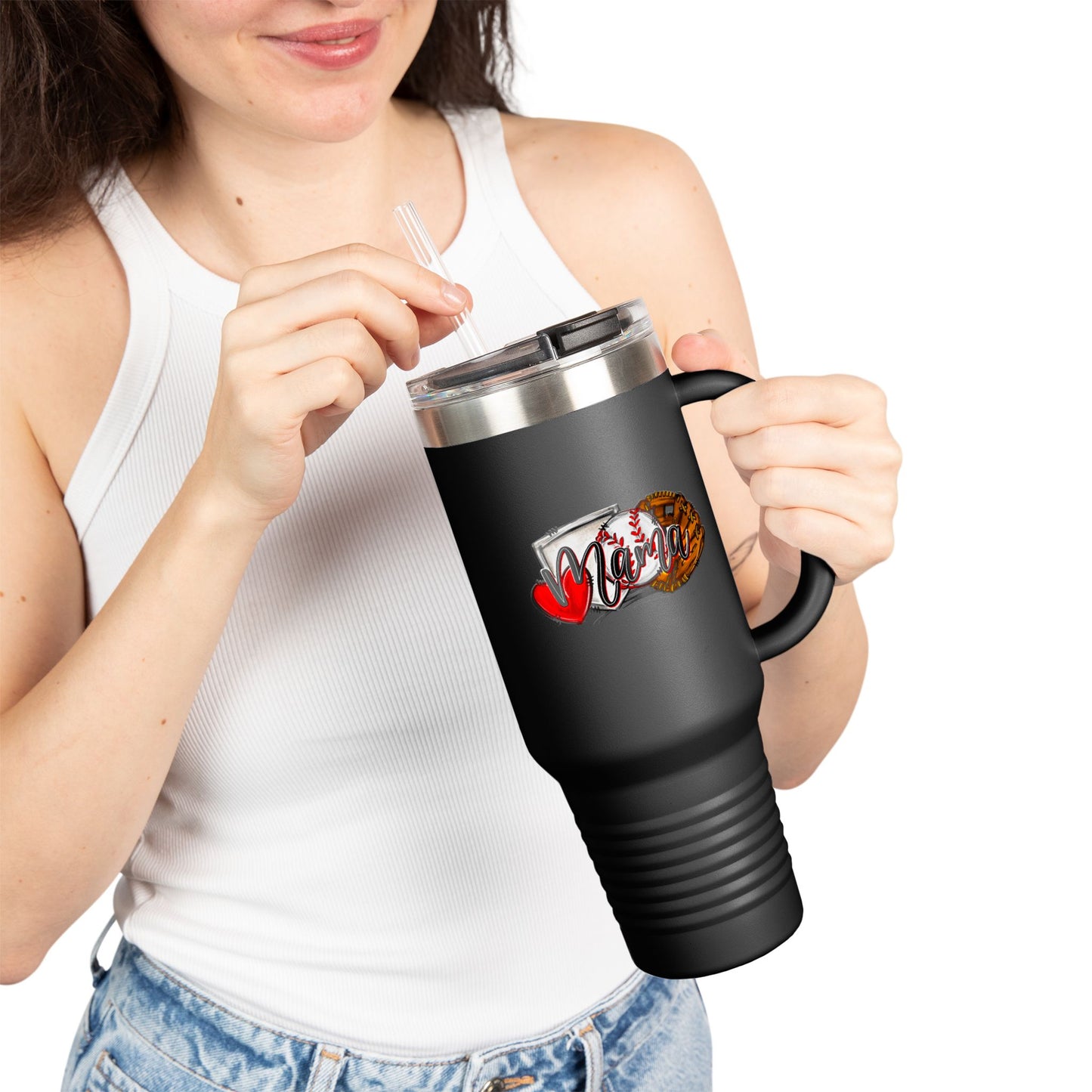 Baseball Insulated Travel Mug - 40oz