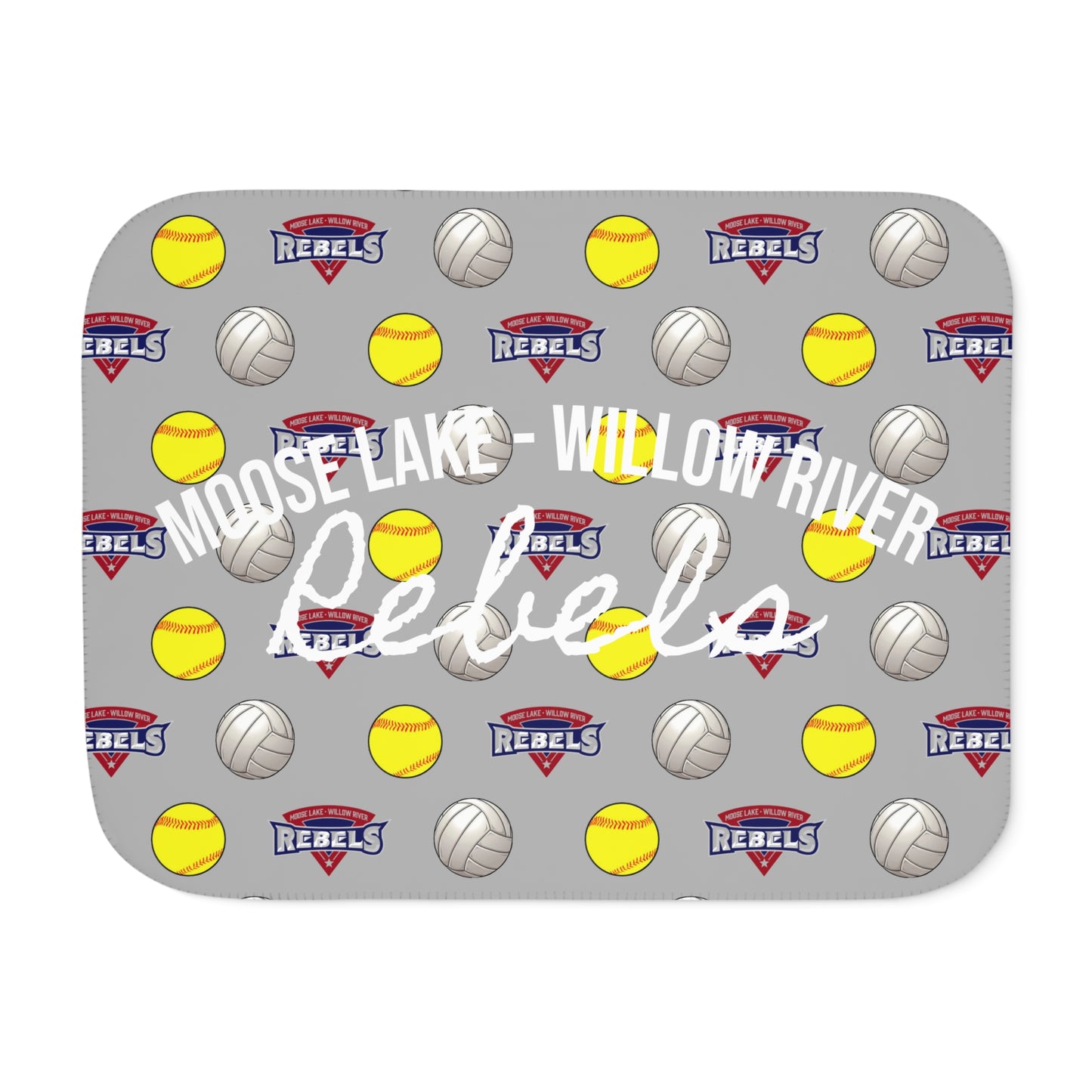 Softball AND Volleyball (ML-WR) - Sherpa Blanket