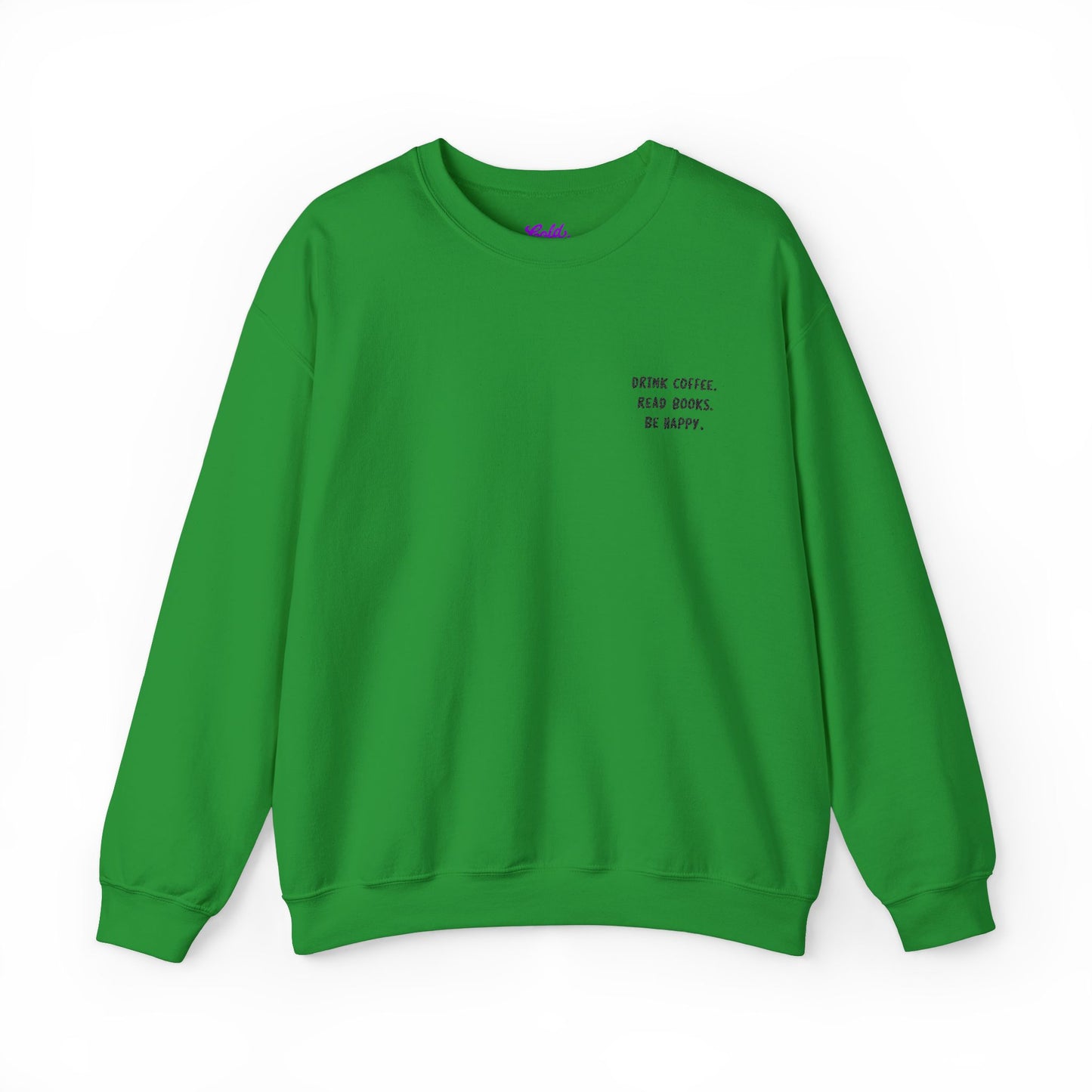 Coffee, Books, Happiness Unisex Heavy Blend™ Crewneck Sweatshirt