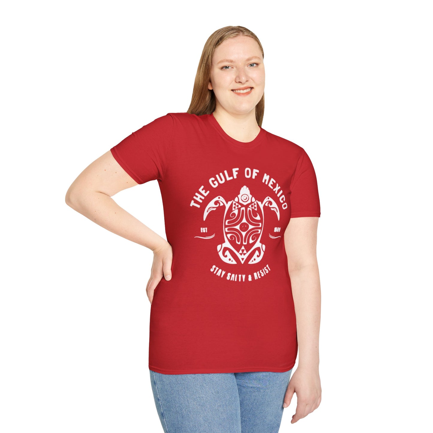 Gulf of Mexico T-Shirt (Unisex - Red, White, Blue)