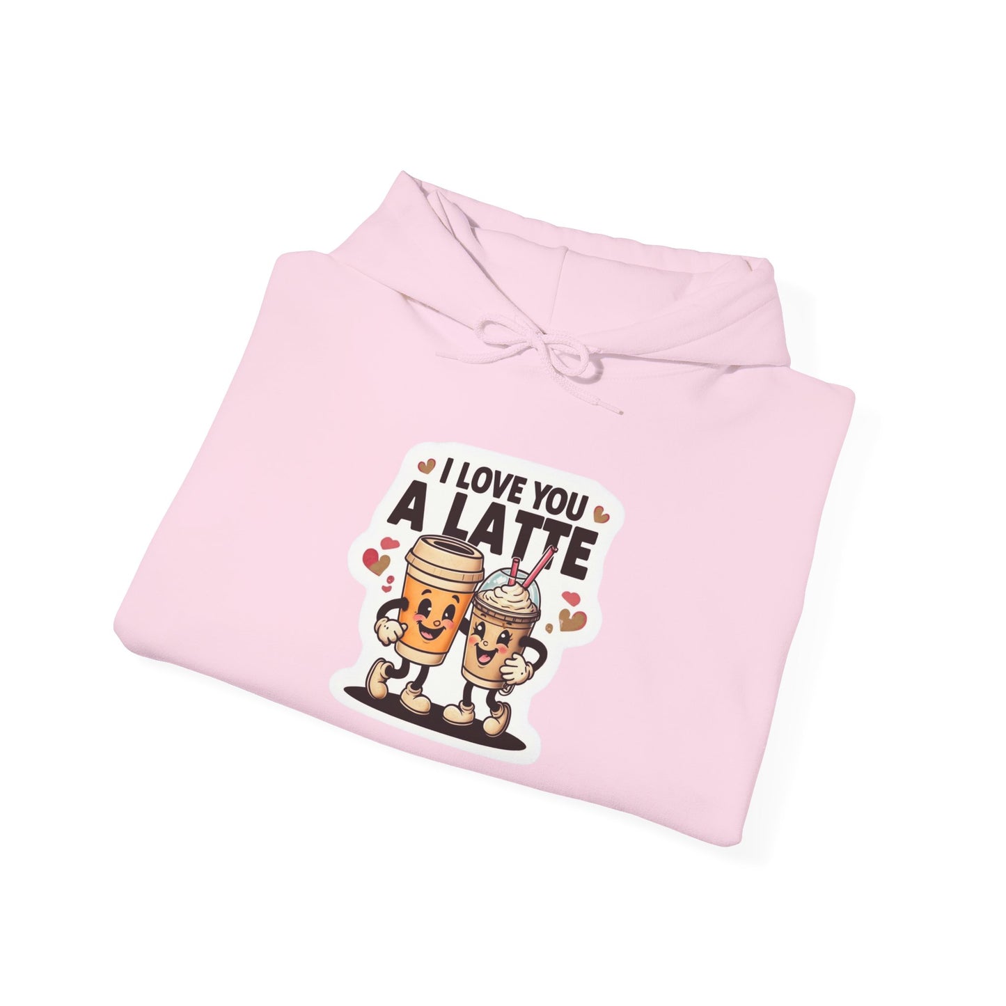 Love You A Latte - Unisex Heavy Blend™ Hooded Sweatshirt