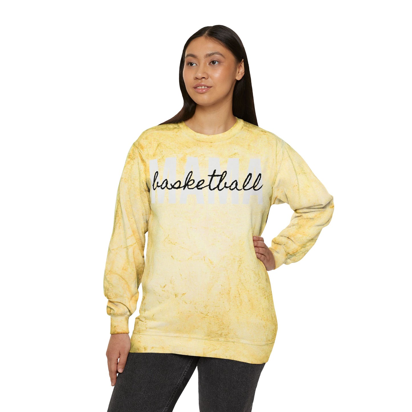 Basketball Mama Tie Dye Sweatshirt