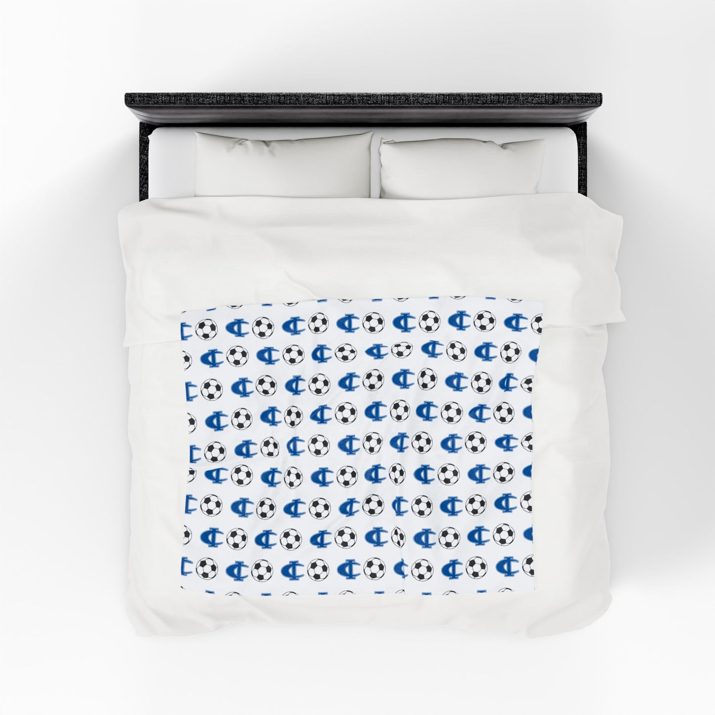 Cambridge-Isanti Bluejackets SOCCER ~ Velveteen Plush Blanket