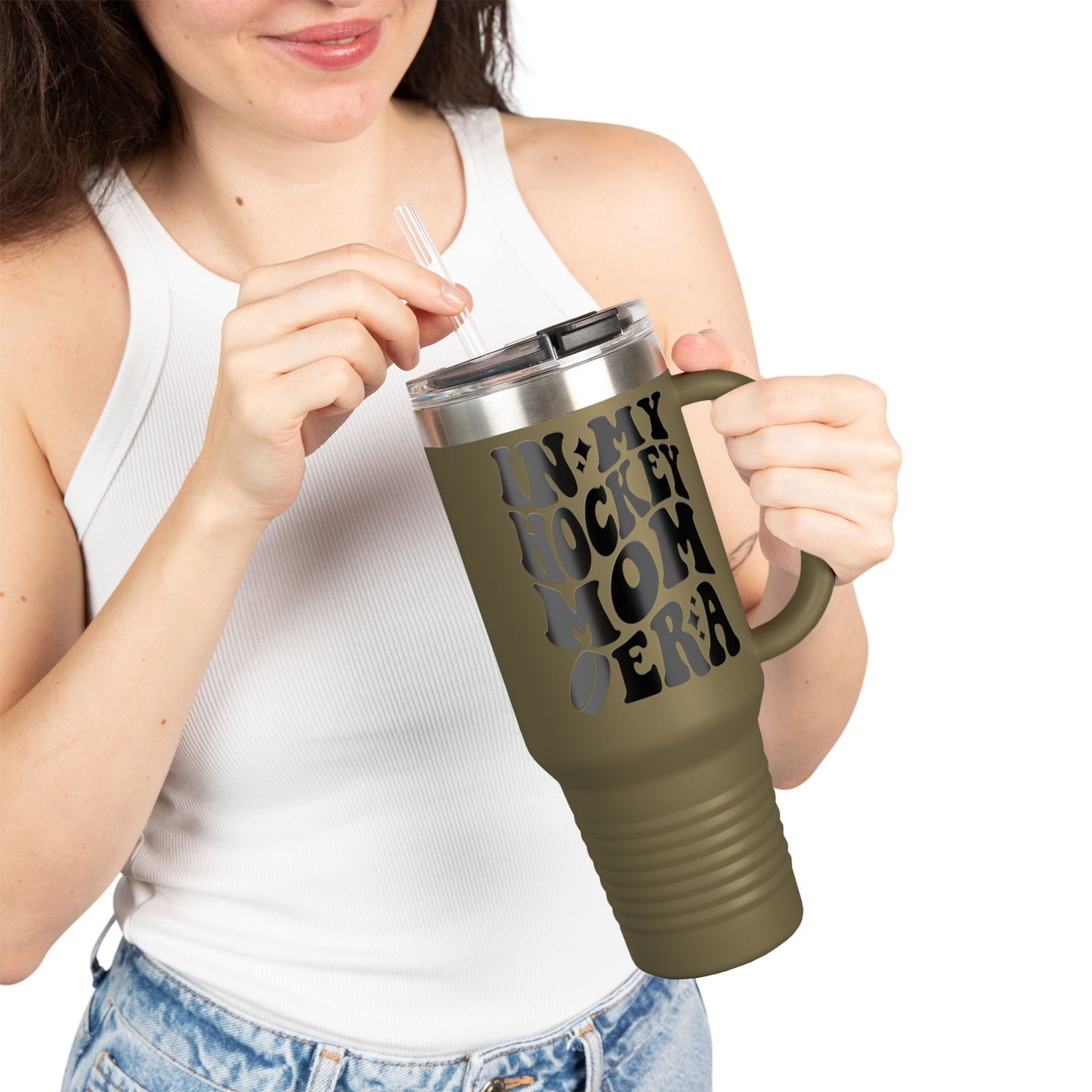 Hockey Mom Era Insulated Travel Mug - 40oz