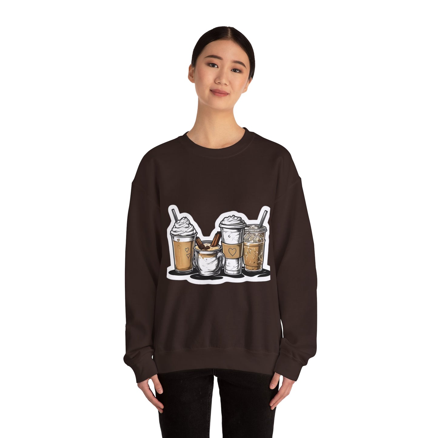 Coffee, Coffee, Coffee, Coffee Crewneck Sweatshirt