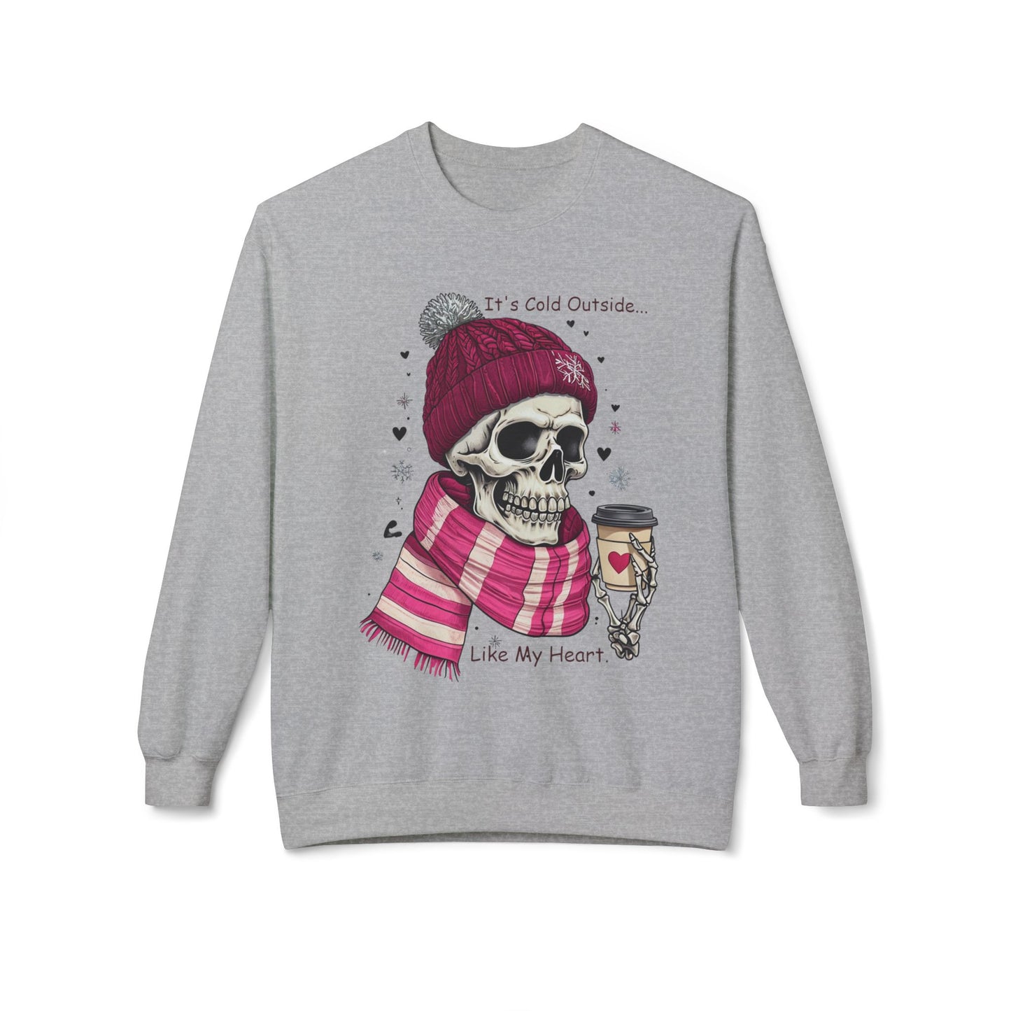 Cold Heart Crewneck - Unisex Midweight Softstyle Fleece Crewneck Sweatshirt
