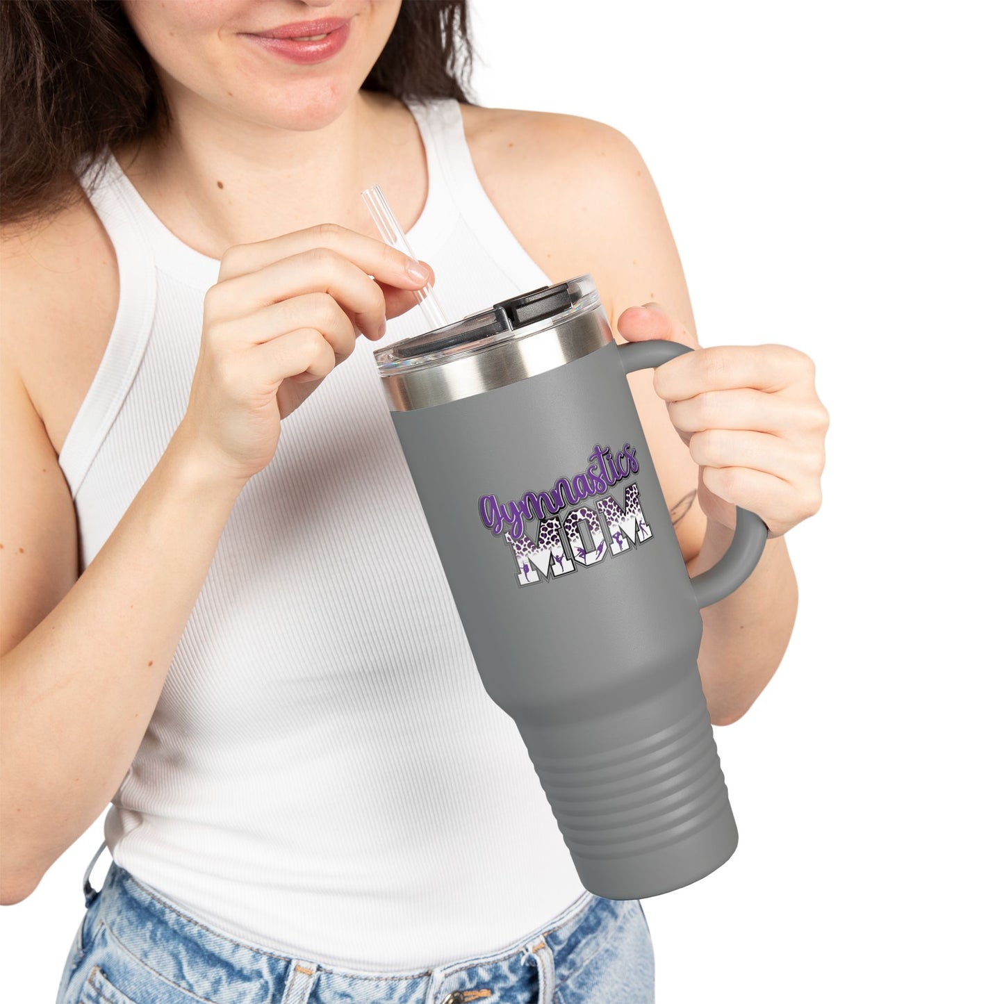 Gymnastics Mom Insulated Travel Mug - 40oz