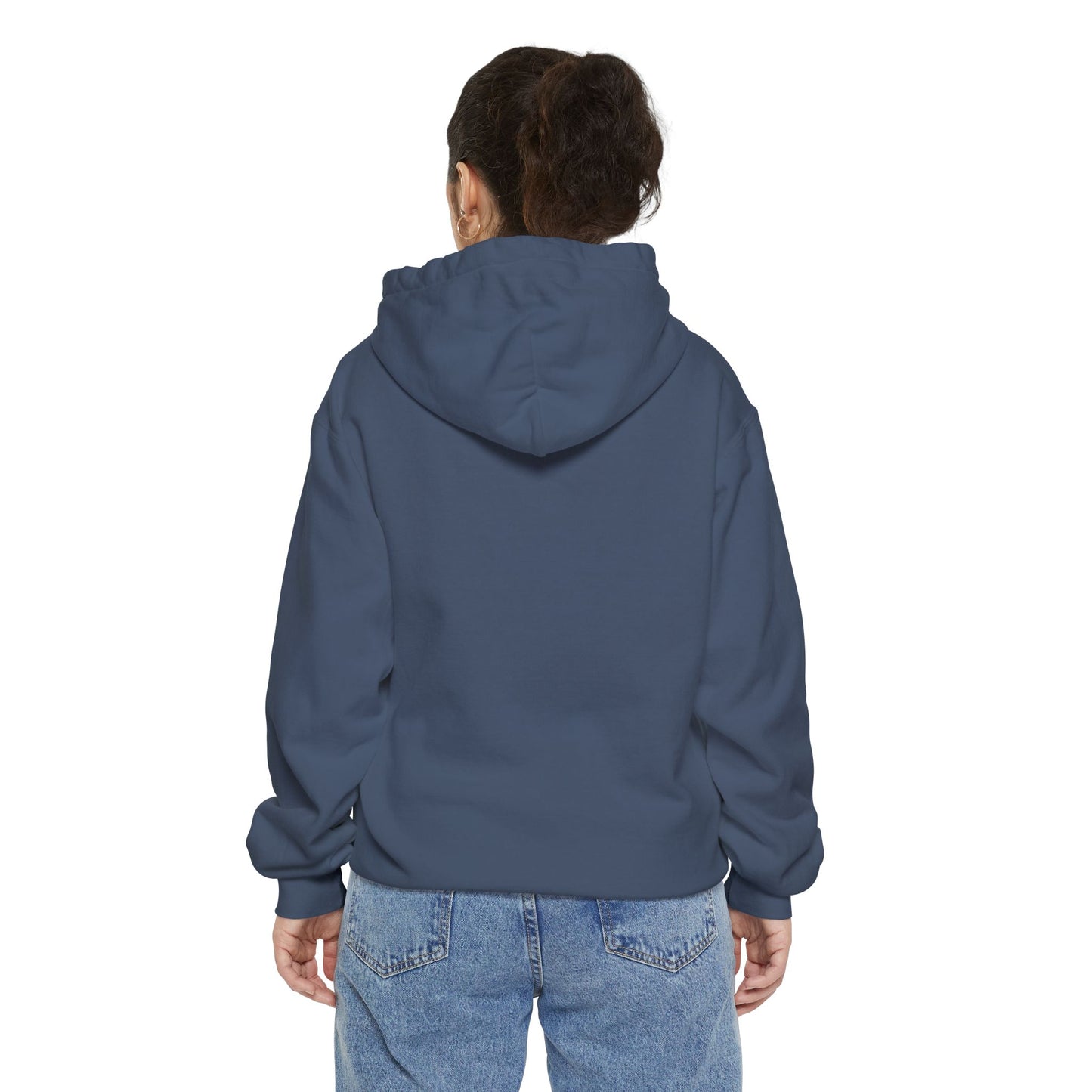 Rainbow Highland Cow - Unisex Garment-Dyed Hoodie