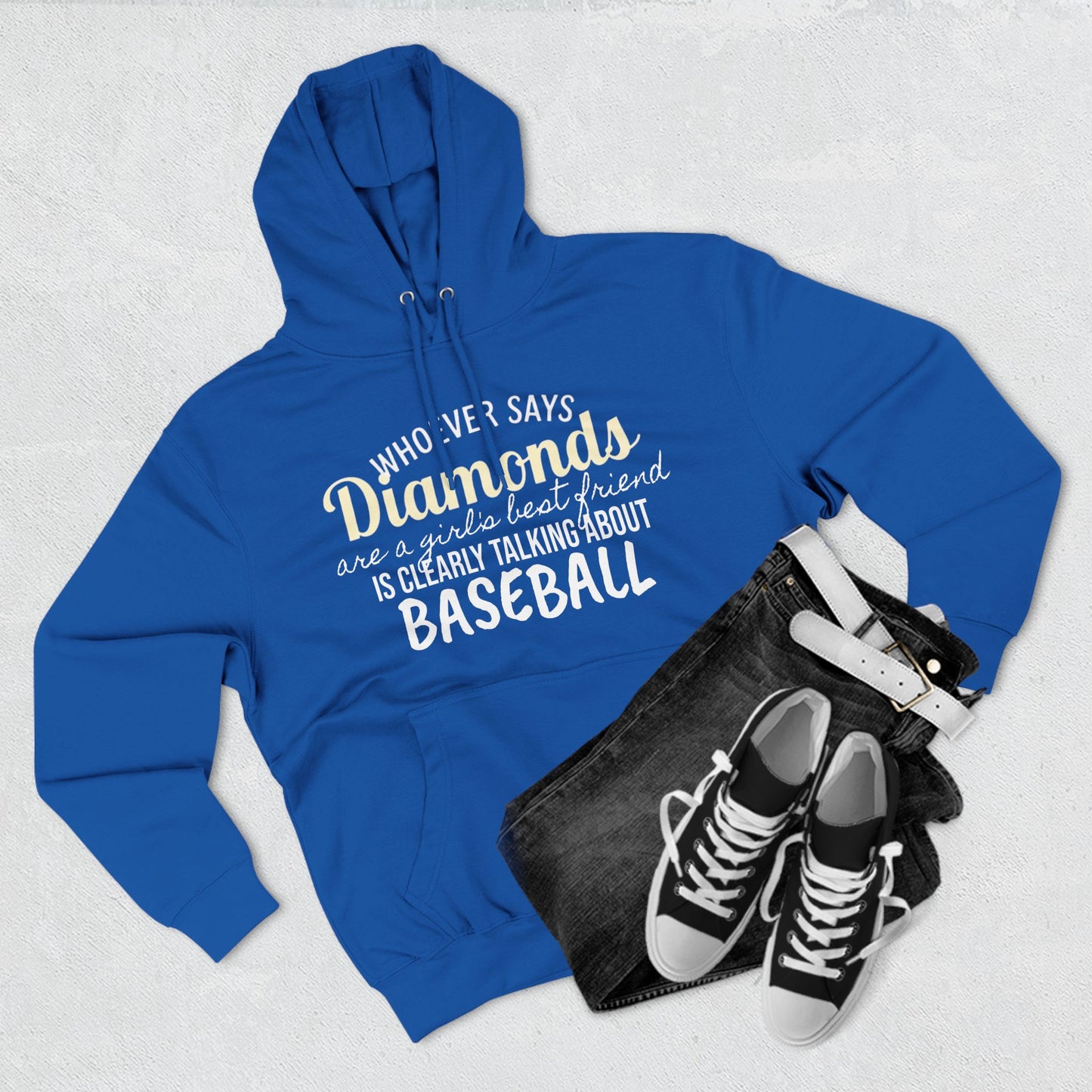 Diamonds are a Girl's Best Friend (Baseball Diamonds) - Hoodie
