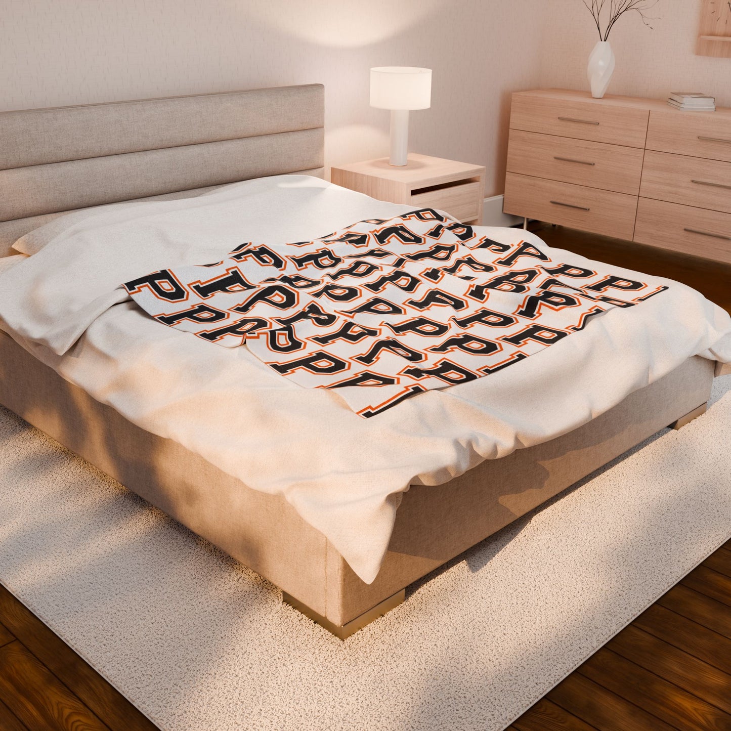 Princeton Tigers ~ Velveteen Plush Blanket