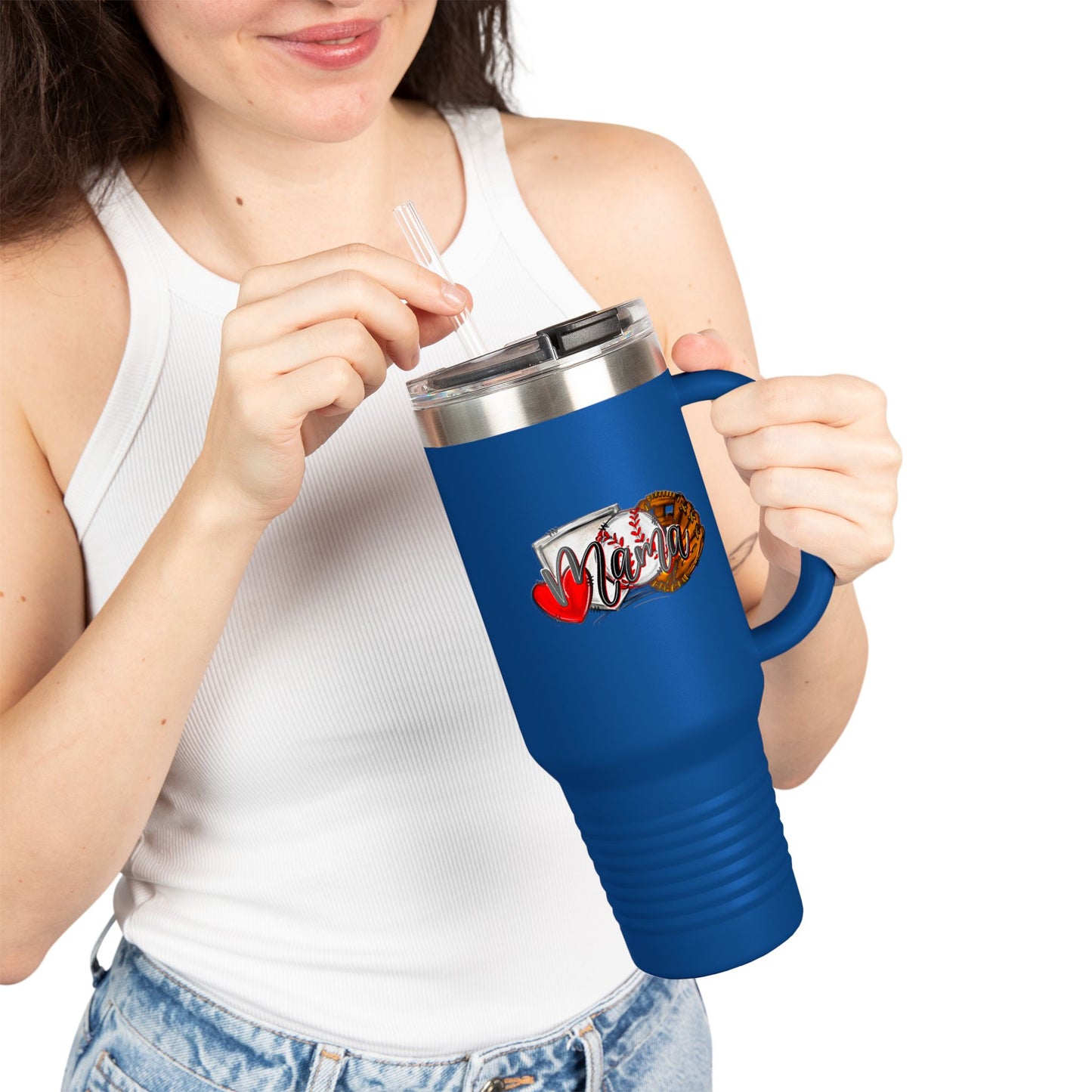 Baseball Insulated Travel Mug - 40oz