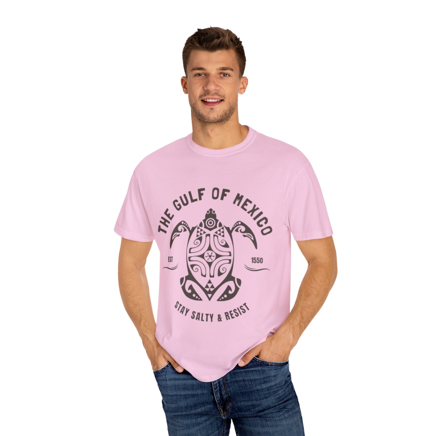 Gulf of Mexico Graphic T-Shirt (Brown Text)