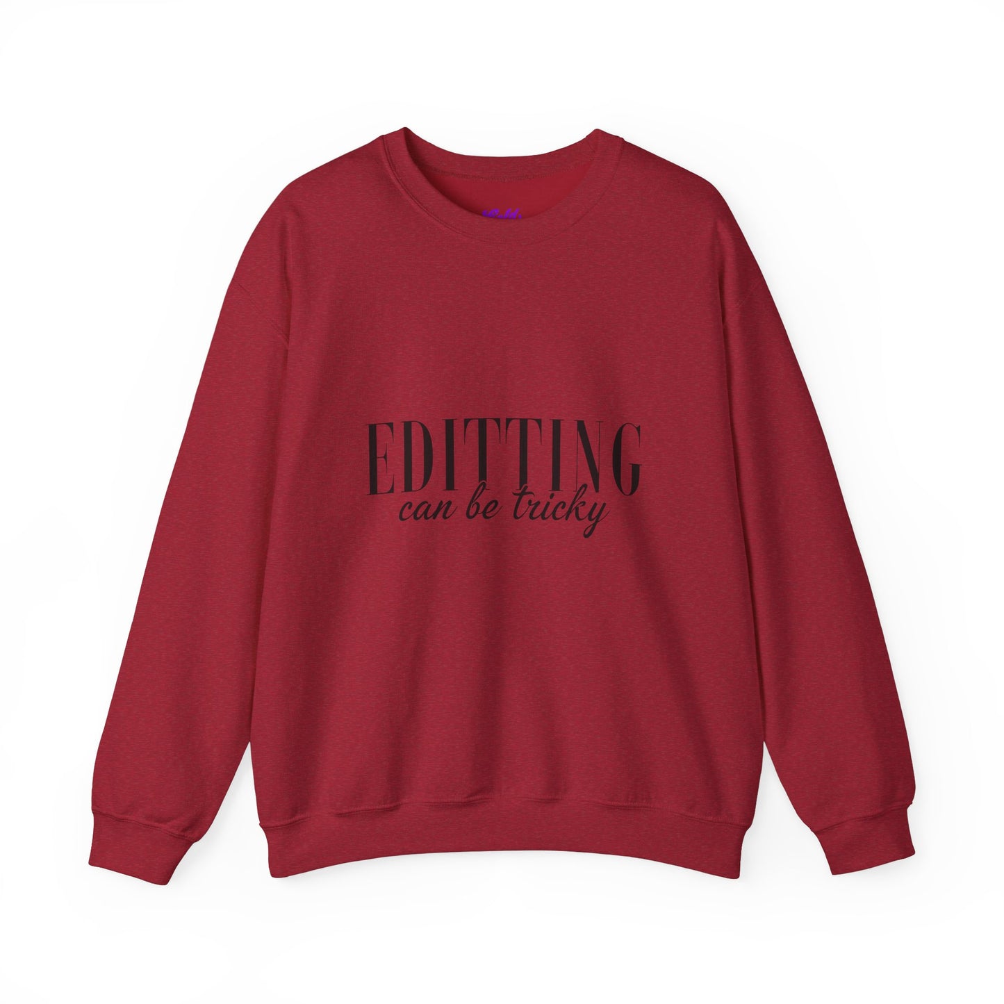 Editting Can Be Tricky Unisex Heavy Blend™ Crewneck Sweatshirt