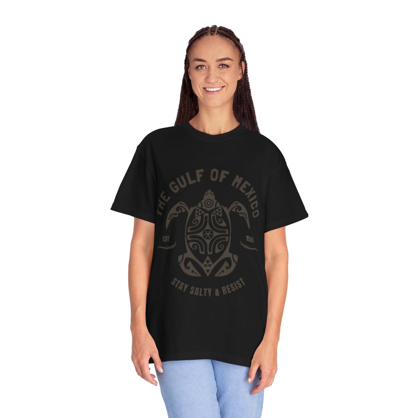 Gulf of Mexico Graphic T-Shirt (Brown Text)