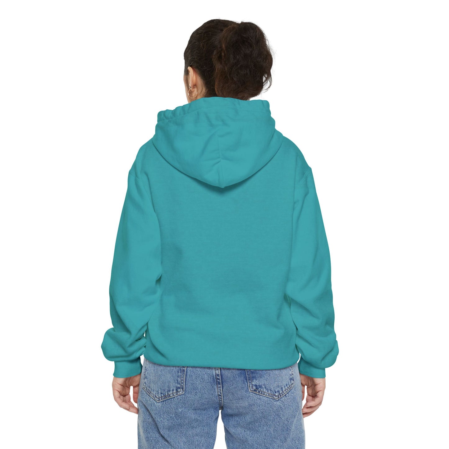 Rainbow Highland Cow - Unisex Garment-Dyed Hoodie