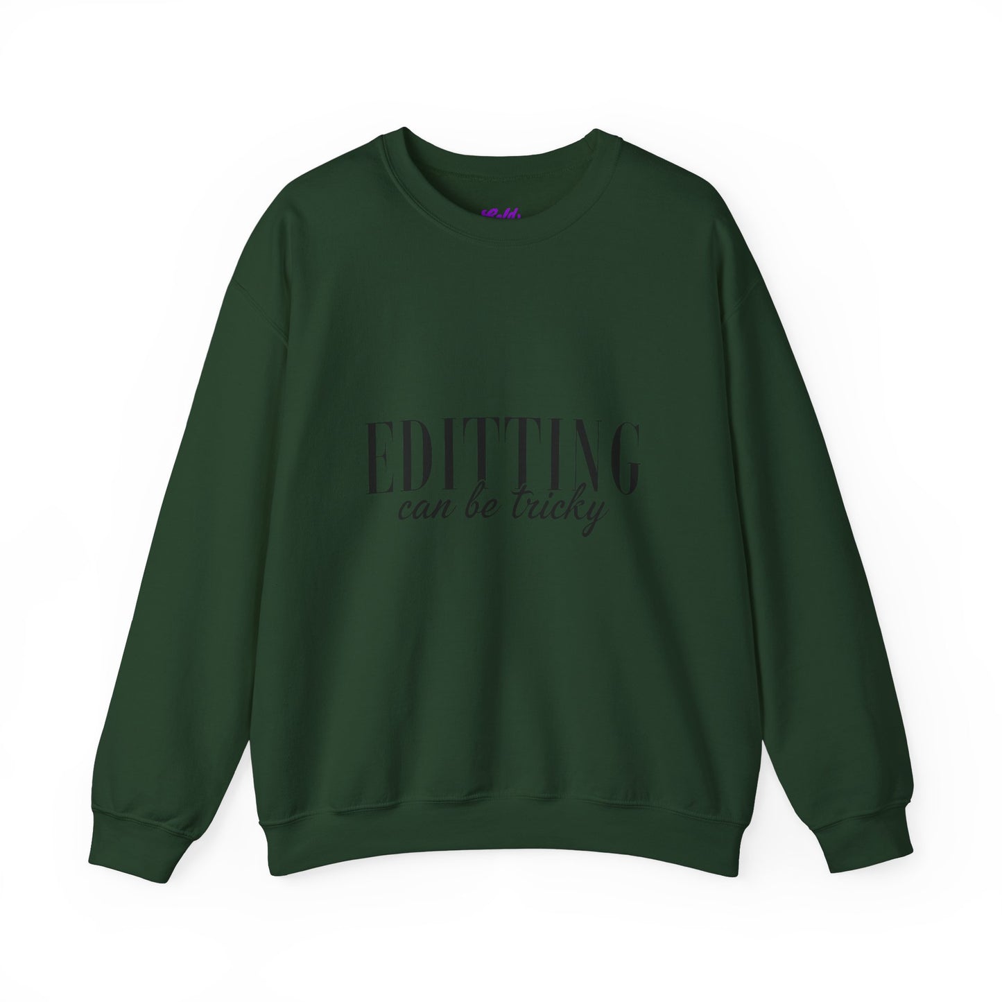 Editting Can Be Tricky Unisex Heavy Blend™ Crewneck Sweatshirt