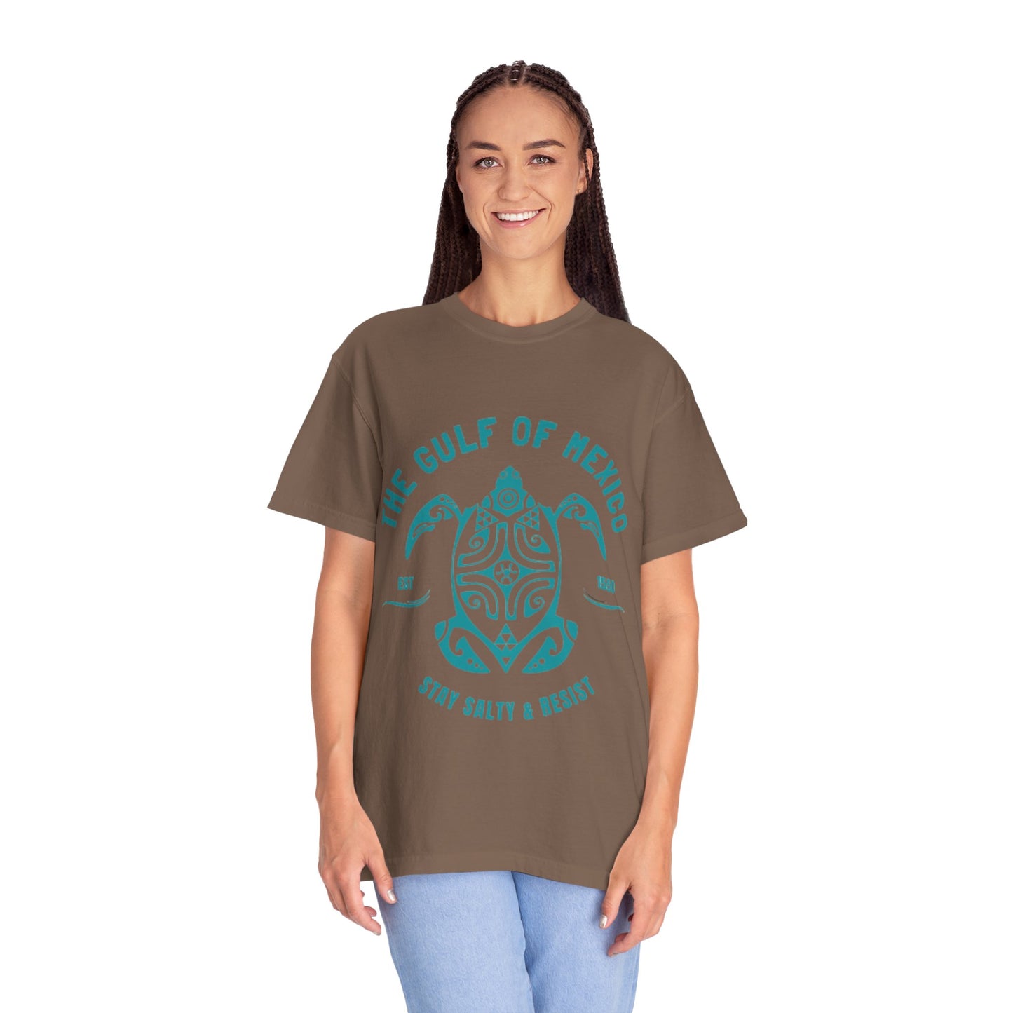 Gulf of Mexico Graphic T-Shirt (Teal Text)