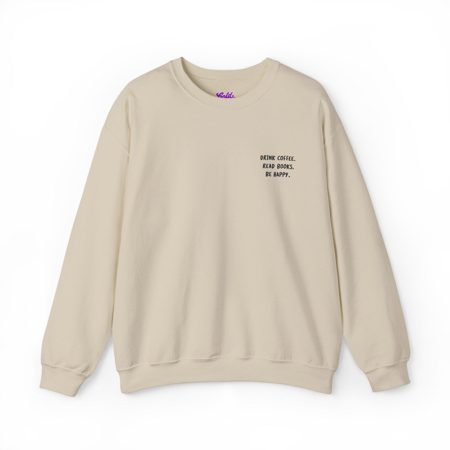 Coffee, Books, Happiness Unisex Heavy Blend™ Crewneck Sweatshirt