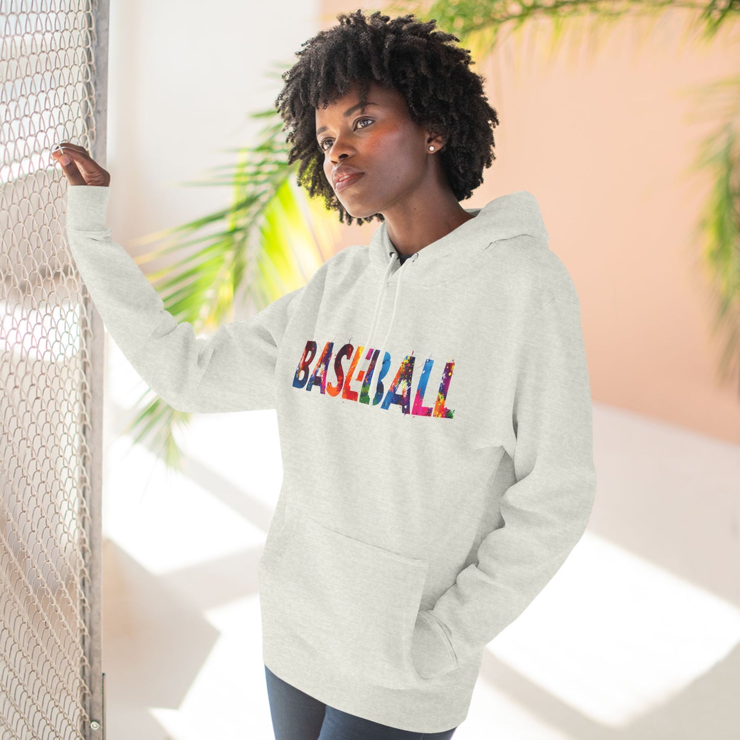 Baseball - Paint Splatter Hoodie