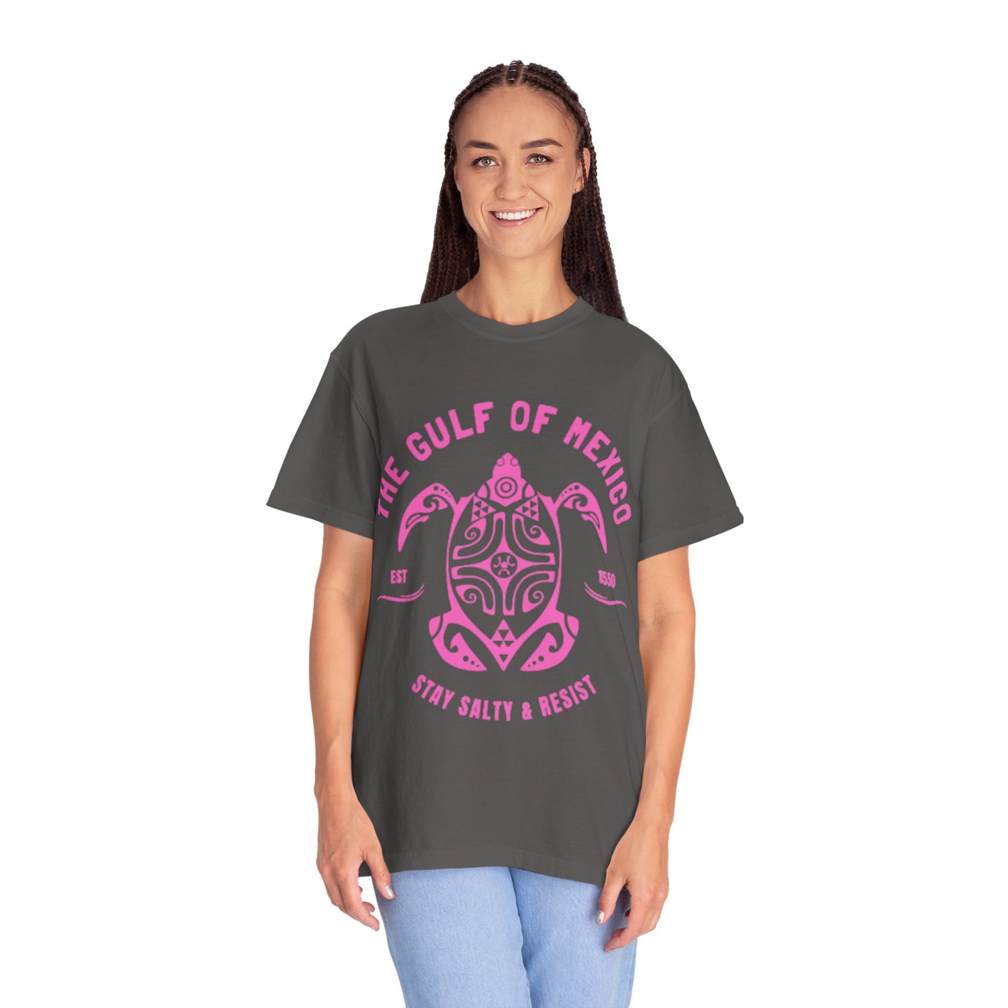 Gulf of Mexico Graphic T-Shirt (PinkText)