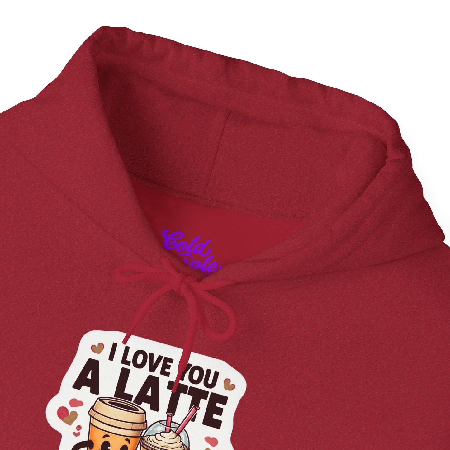 Love You A Latte - Unisex Heavy Blend™ Hooded Sweatshirt